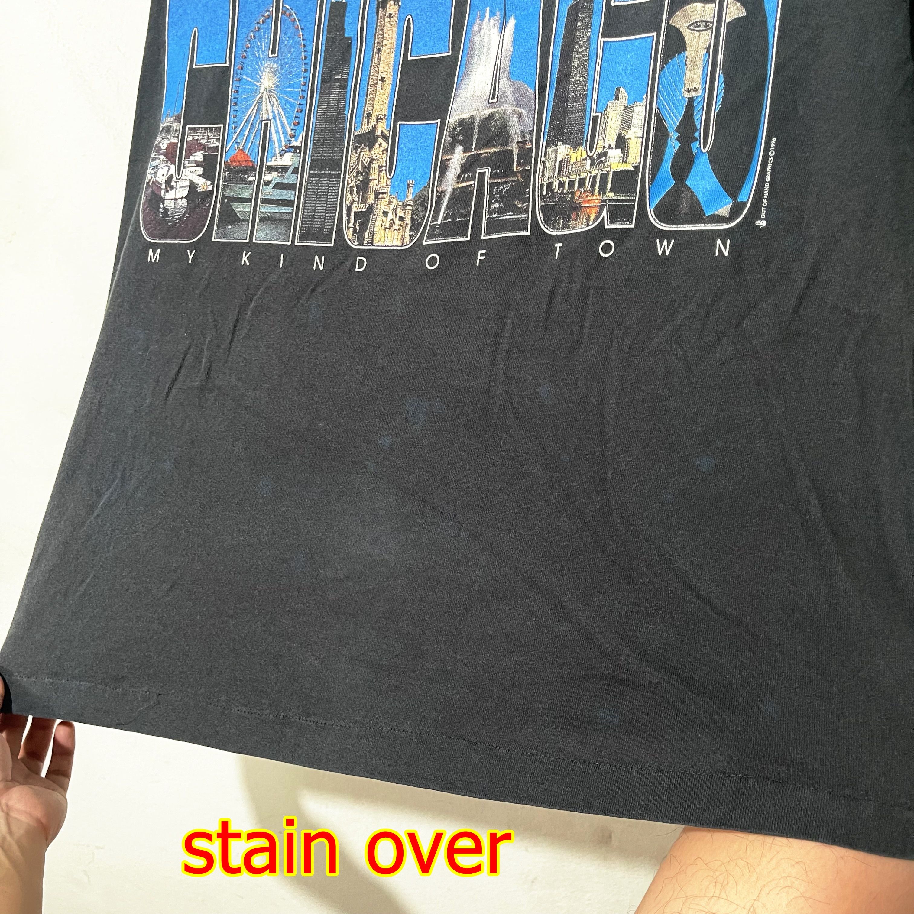 Vintage Vintage 90s Chicago Skyline Crop Tops Size L / US 10 / IT 46 - 9 Thumbnail