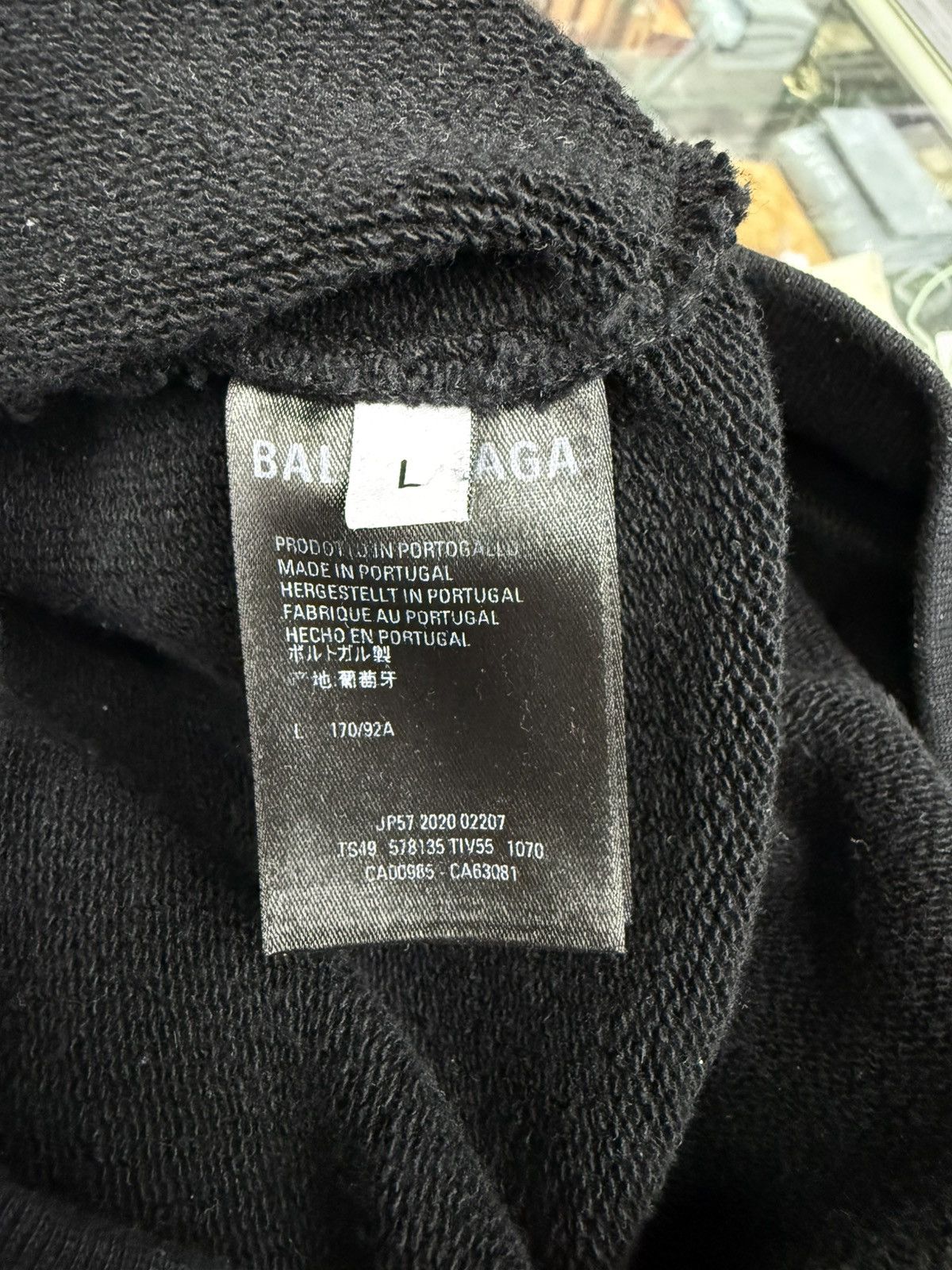 Balenciaga Men’s Balenciaga Black Copyright Hoodie size Large Size US L / EU 52-54 / 3 - 10 Thumbnail
