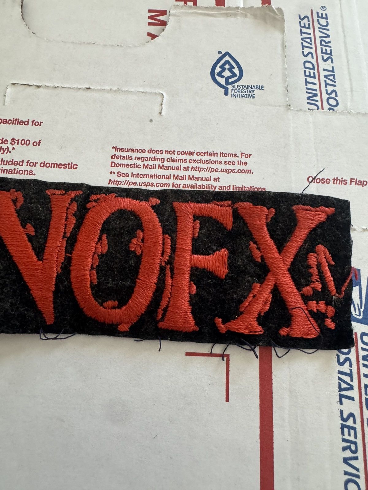Band Tees Vintage 90s NOFX Sew-On Embroidered Band Patch Size ONE SIZE - 4 Thumbnail