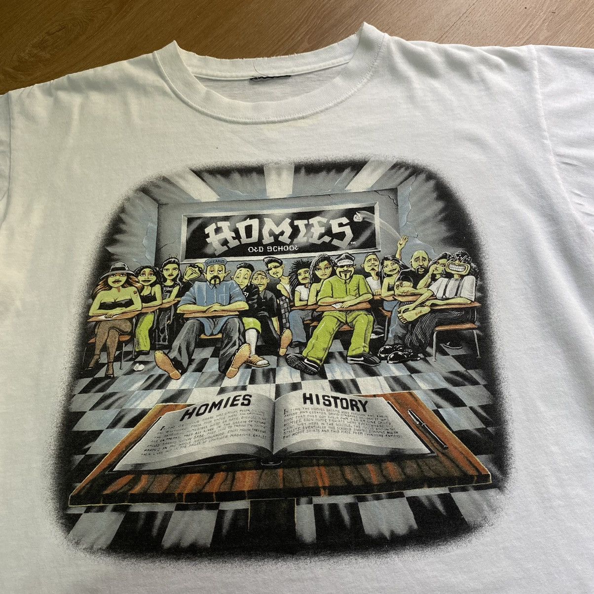 Rap Tees × Vintage RARE! Vintage 90’s Homies Rap Tee Art Size US L / EU 52-54 / 3 - 2 Thumbnail