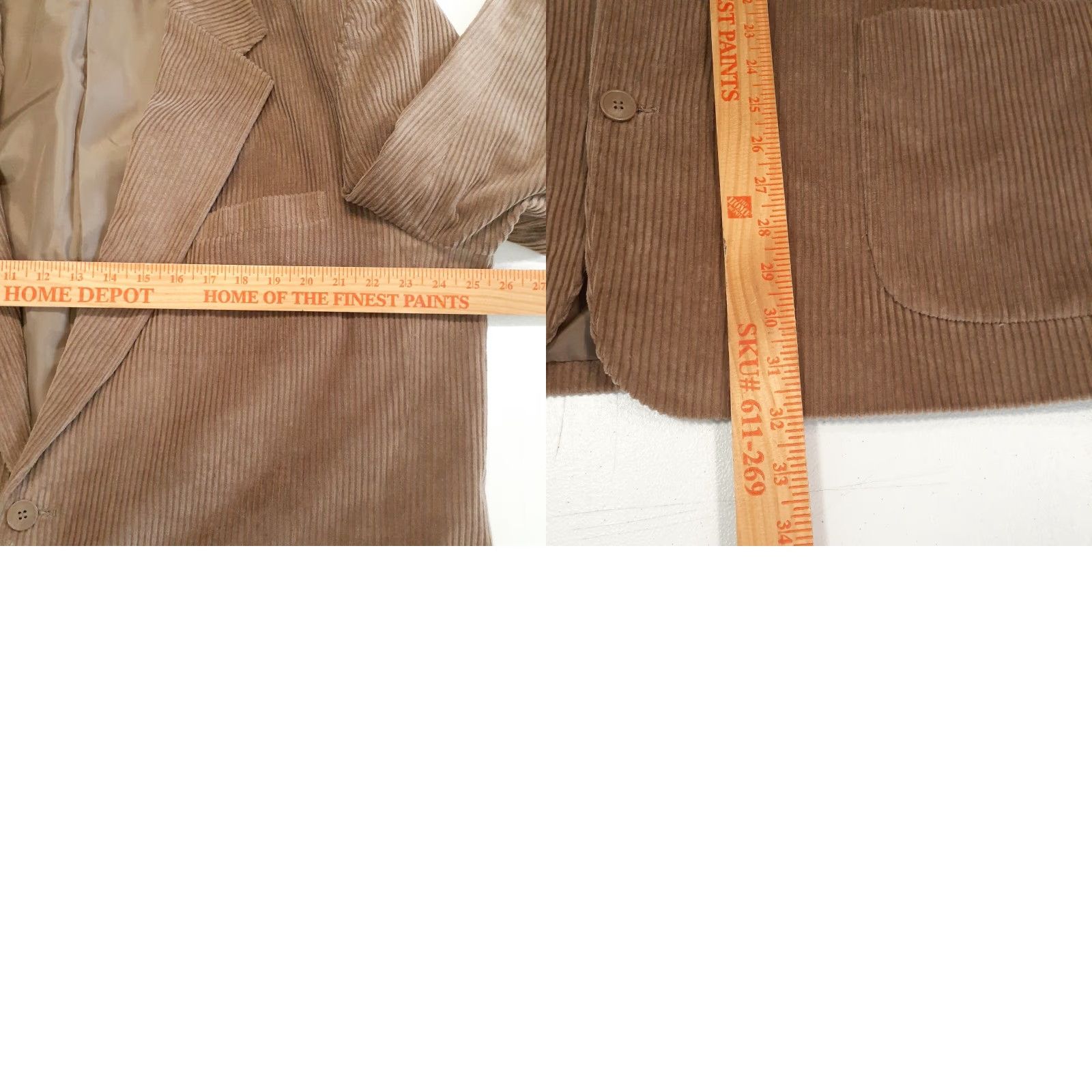 Members Only VINTAGE Members Only Corduroy Sport Coat Jacket Mens 48 Regular Brown Size US M / EU 48-50 / 2 - 9 Thumbnail