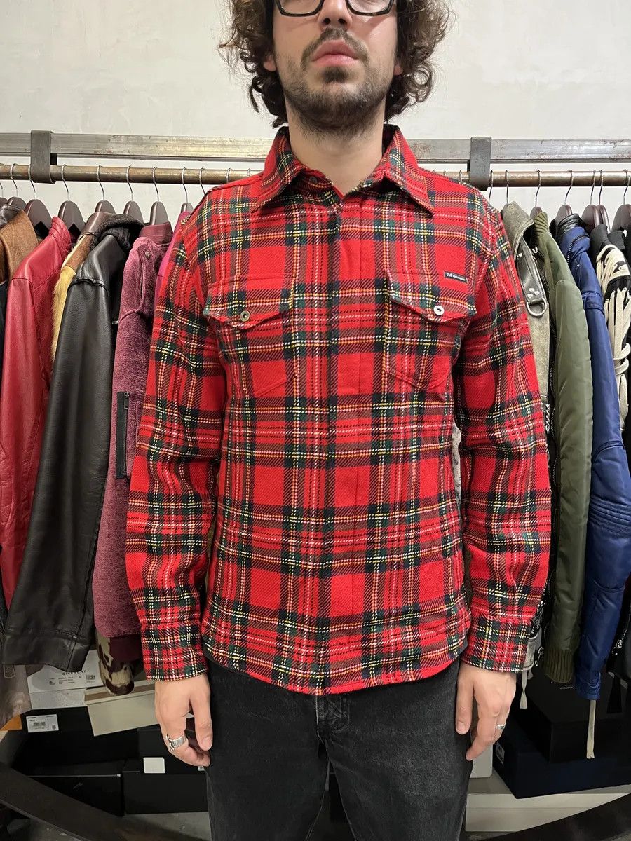 Dolce & Gabbana AW2002 Dolce & Gabbana Checkered Wool Red Shirt Size US M / EU 48-50 / 2 - 3 Thumbnail