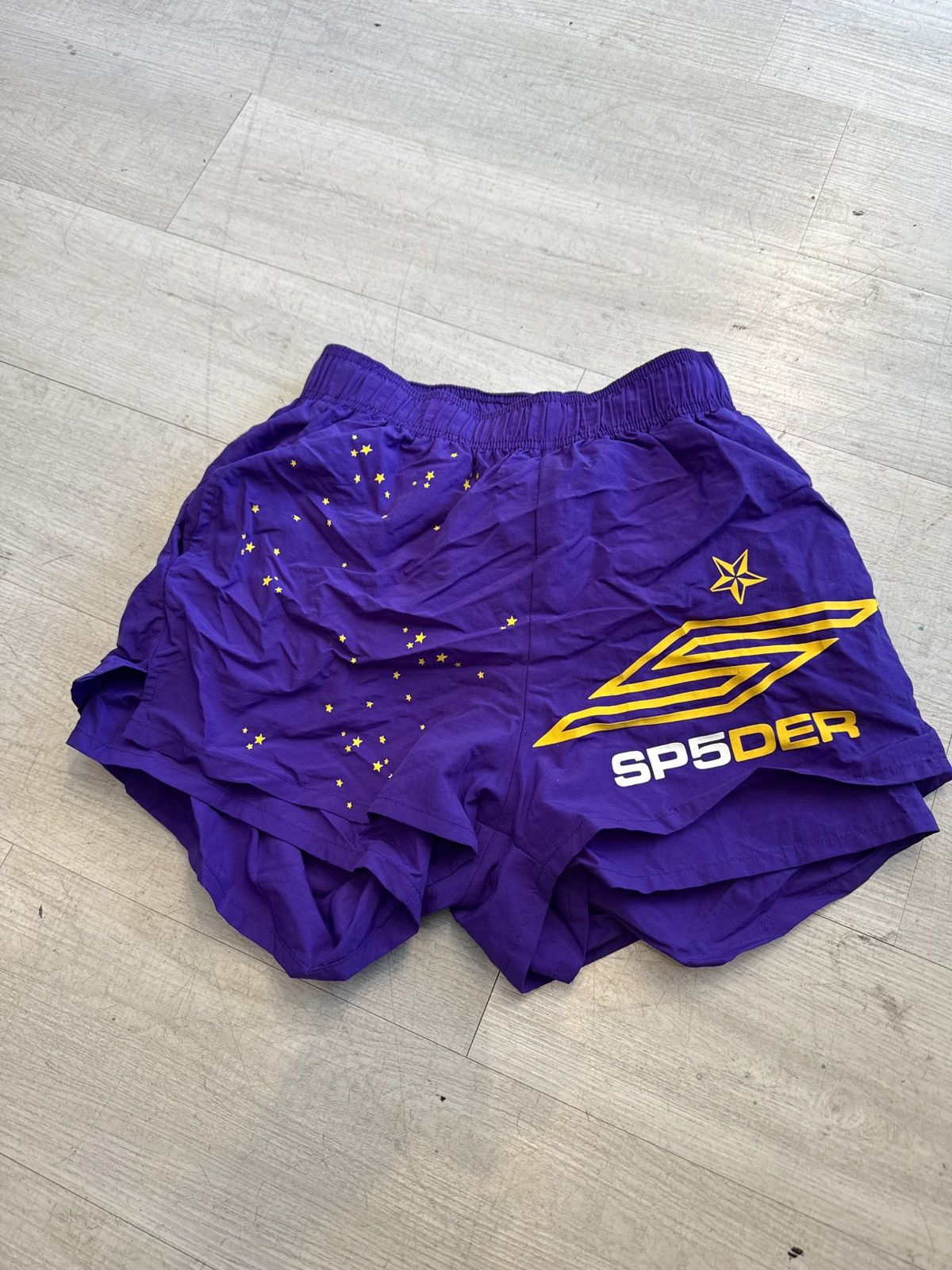 Sp5der Sp5der worldwide soccer shorts purple Size US 28 / EU 44 - 1 Thumbnail