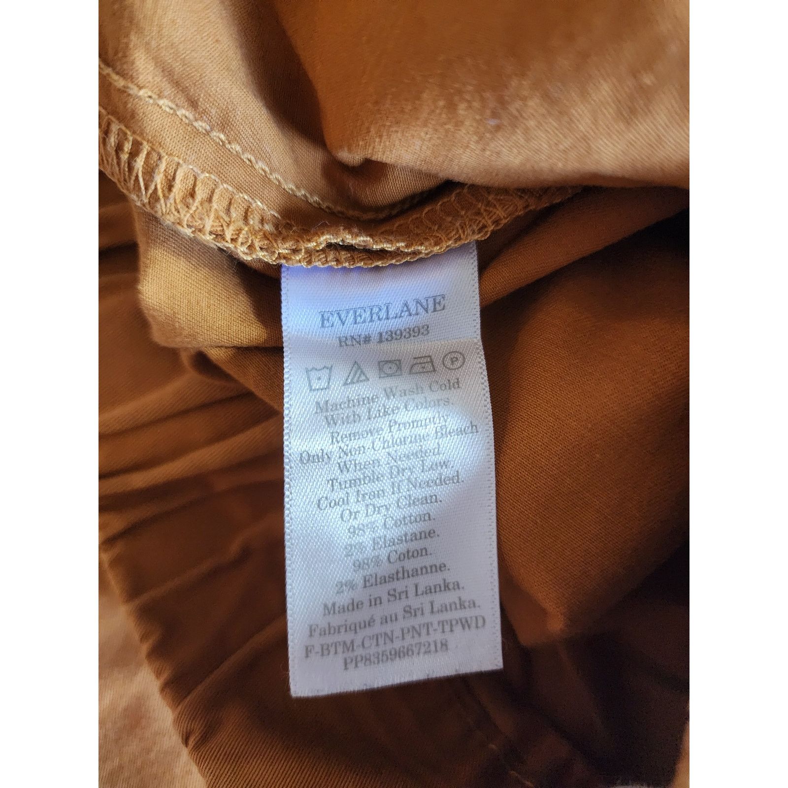 Everlane Everlane Easy Pant Ochre Dark Yellow Wide Leg Size 0 Stretch Size 25" / US 0 / IT 36 - 4 Thumbnail