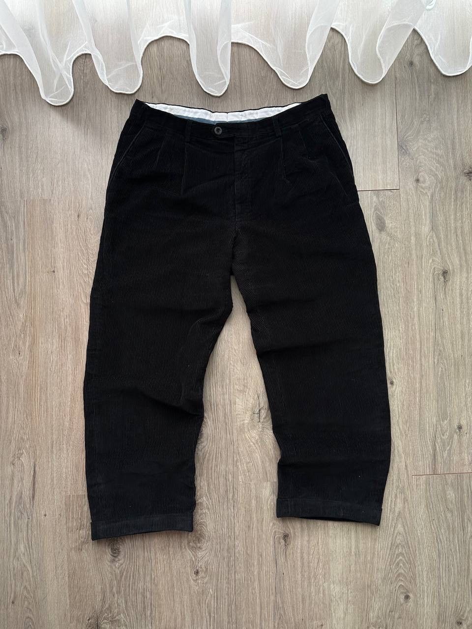 Brioni × Vintage Vintage Brioni Velvet Black Classic Pants Size US 34 / EU 50 - 1 Thumbnail