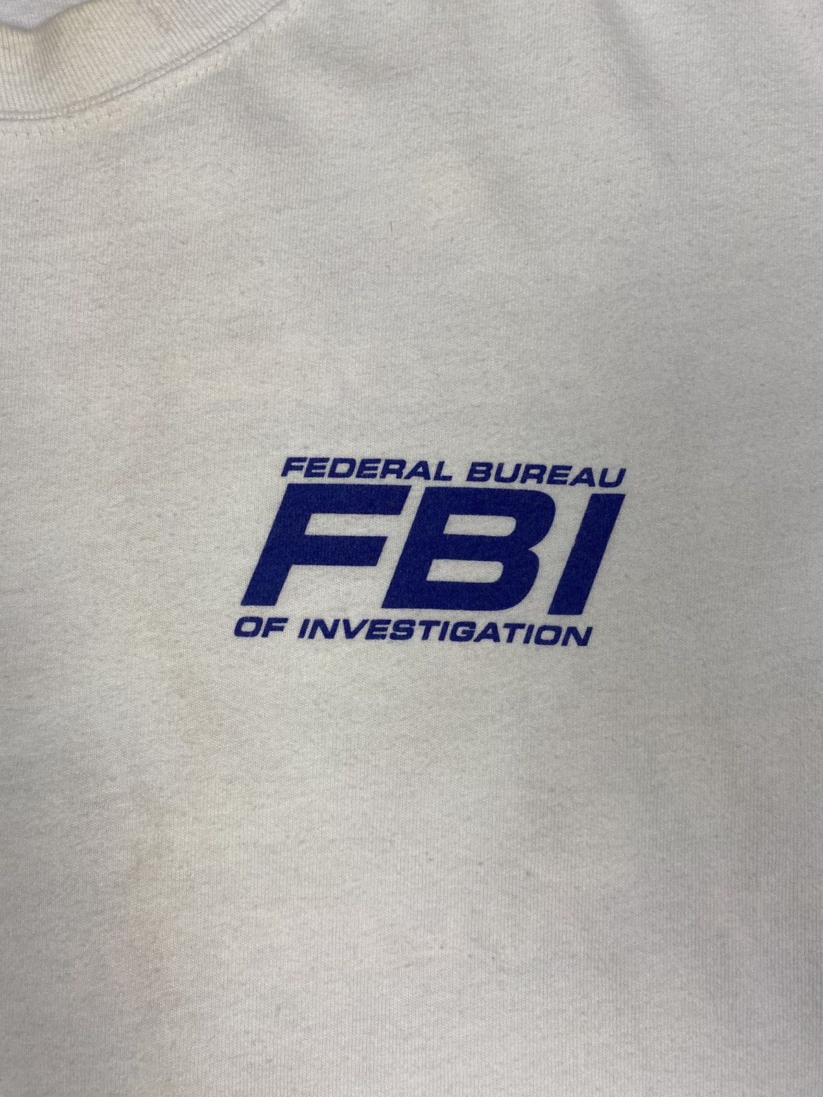 Vintage 1990s FBI Federal Bureau Investigation USA Tee
