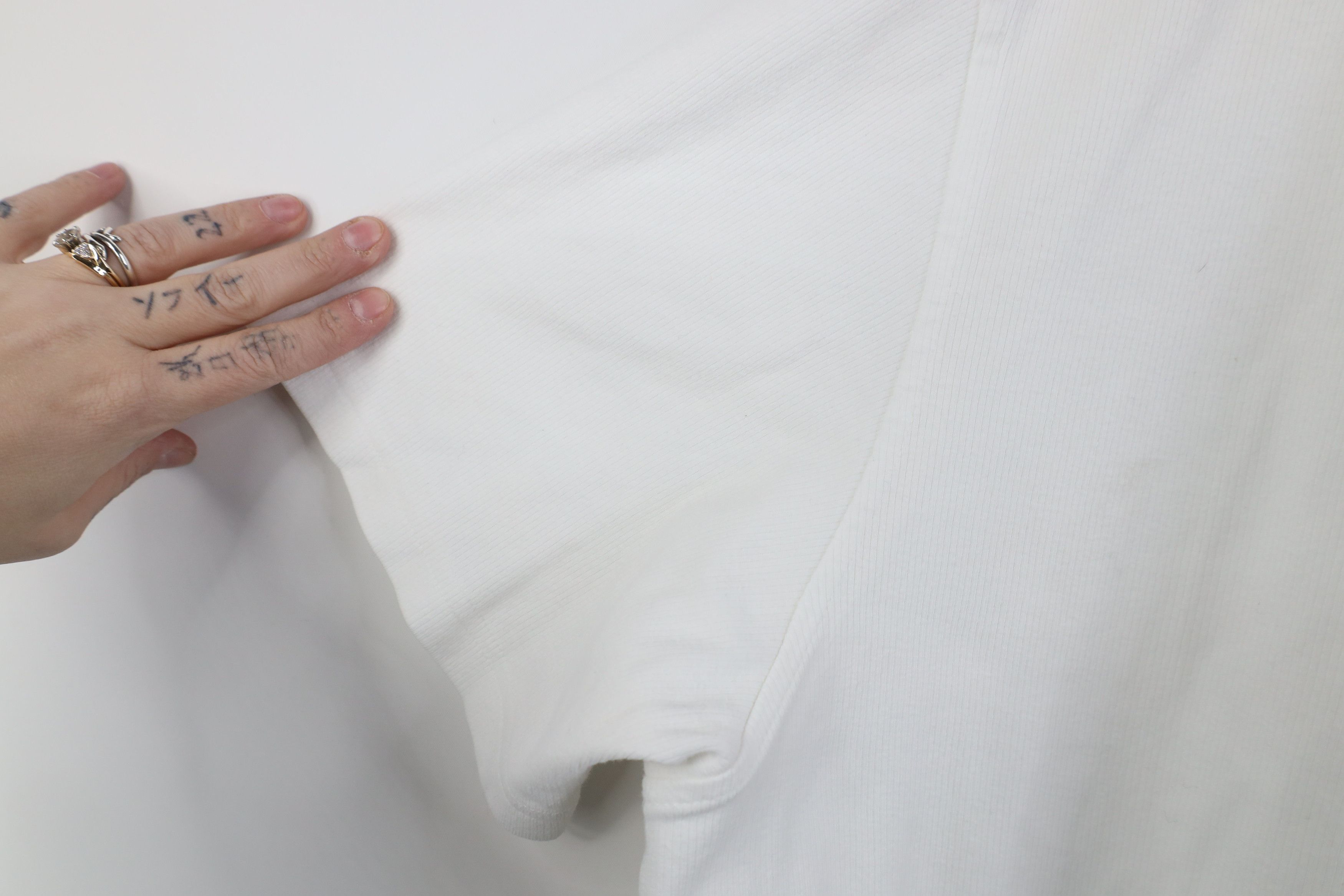 Nautica Vintage 90s Nautica Heavy Cotton Ribbed Knit T-Shirt White Size US XL / EU 56 / 4 - 8 Thumbnail