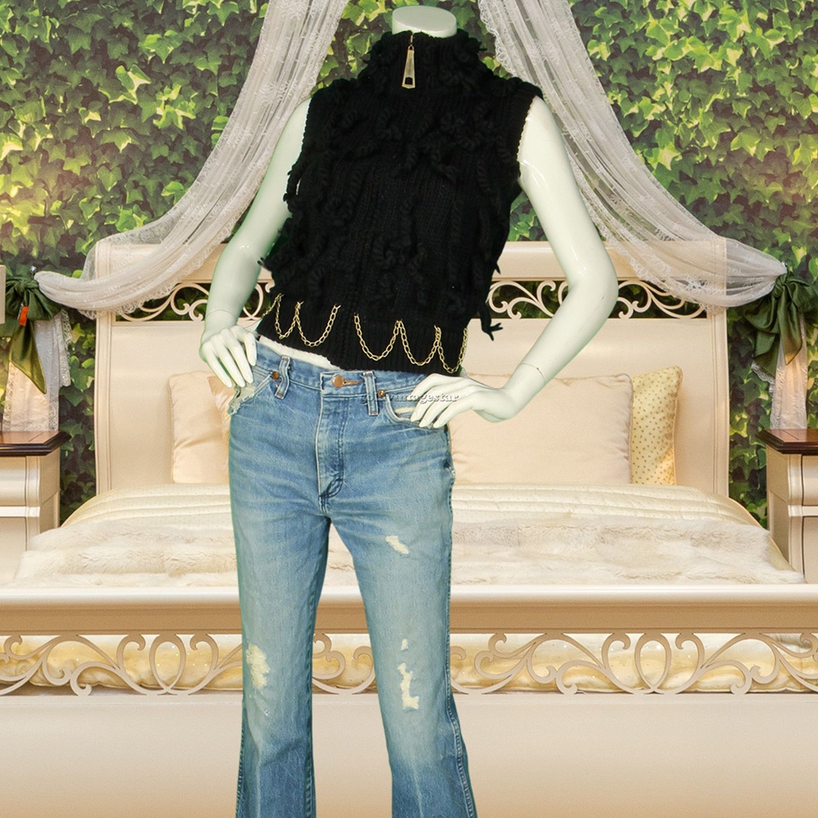 Other Lanvin Sweater Vest Extra Small XS Zip Closure Fringe Size XS / US 0-2 / IT 36-38 - 1 Thumbnail