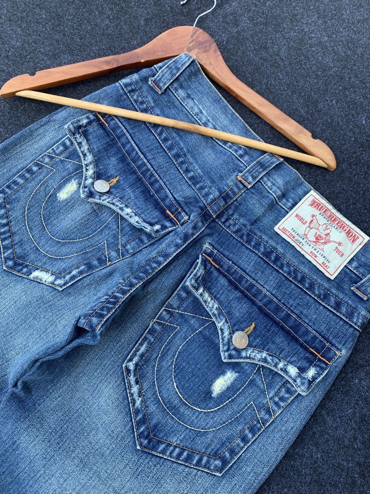 True Religion Vintage True Religion Made in USA Flare Jeans Size US 31 - 3 Thumbnail