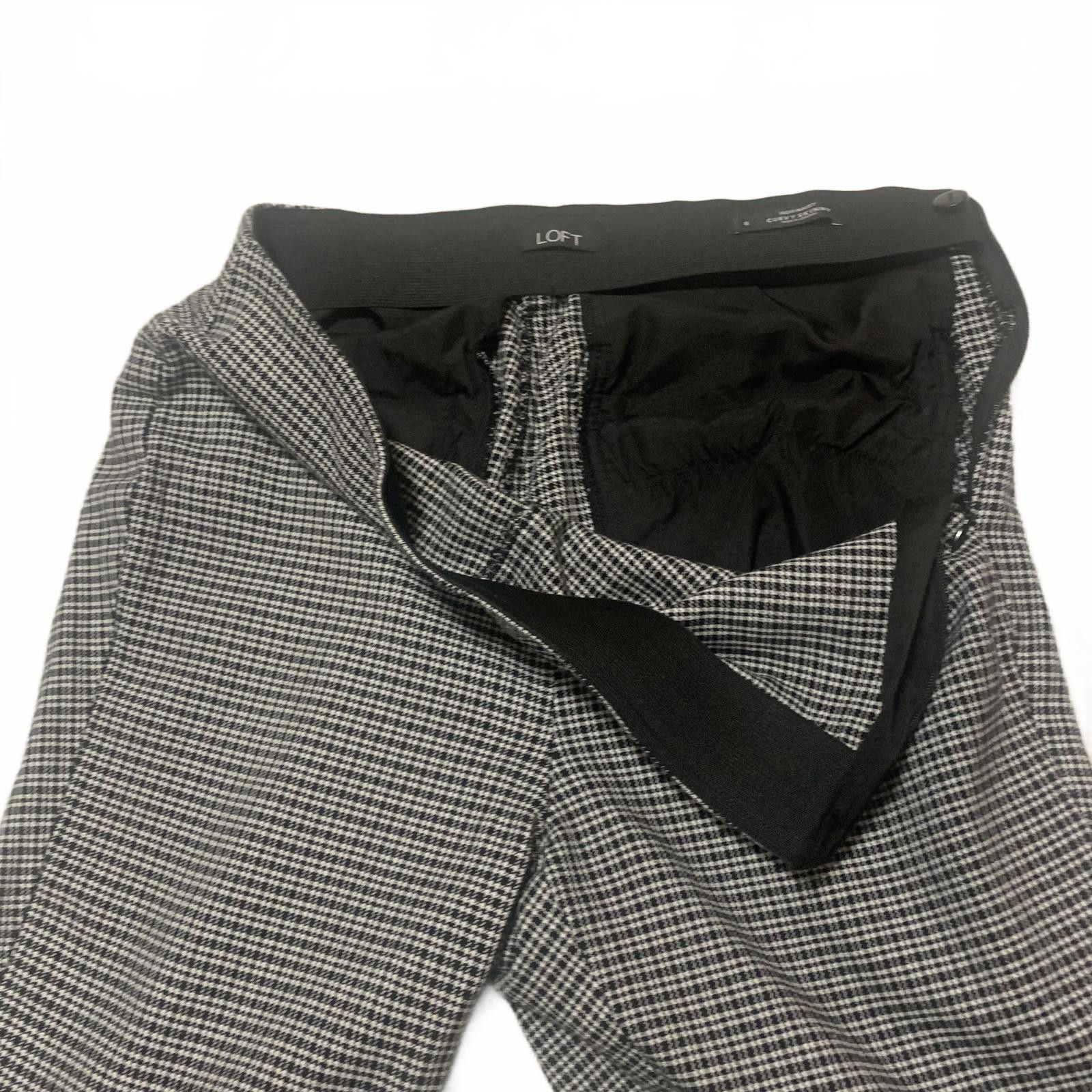 Other LOFT Women's Checkered Dress Pants Size 8 Curvy Skinny Size 30" / US 8 / IT 44 - 5 Thumbnail