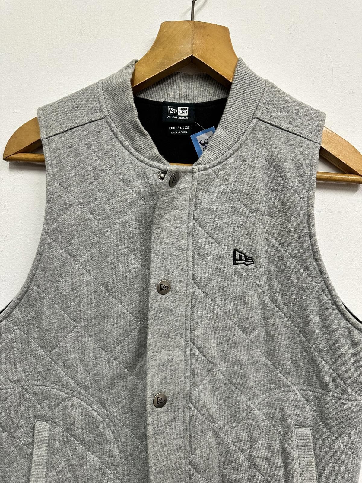 New Era New Era Quilted Grey Sleeveless Vest Jacket XS Size US XS / EU 42 / 0 - 1 Thumbnail