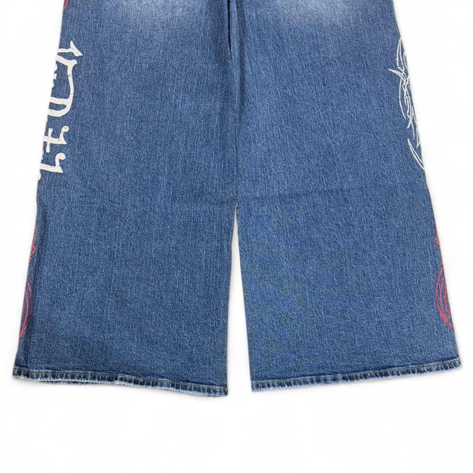 Von Dutch Y2K style Von Dutch wide leg jeans printed and patches desgn Size 32" / US 10 / IT 46 - 5 Thumbnail