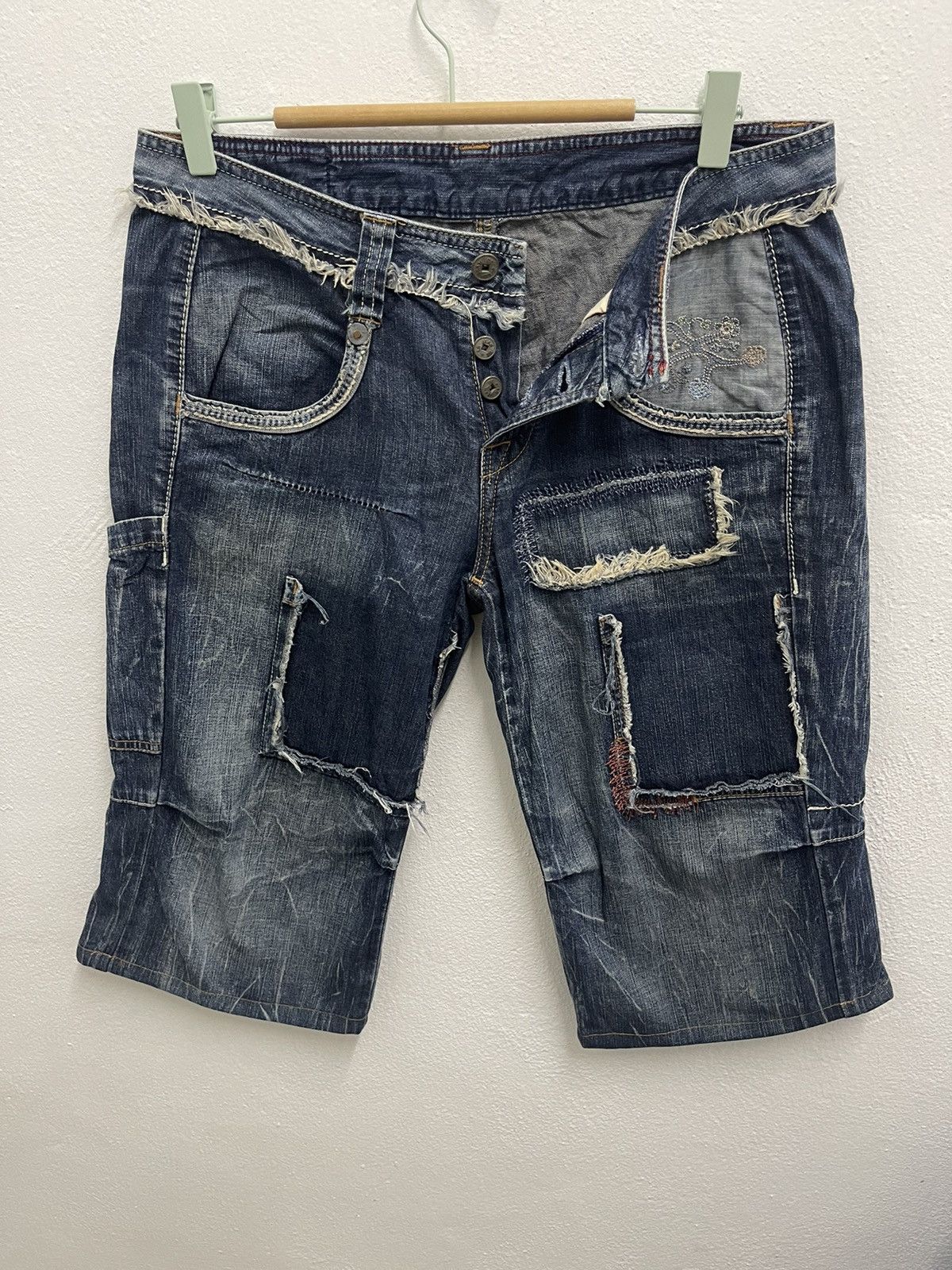 Marithe + Francois Girbaud × Seditionaries OFFER☄️Marithe Francois Girbaud Short Denim Jeans Size US 32 / EU 48 - 4 Thumbnail