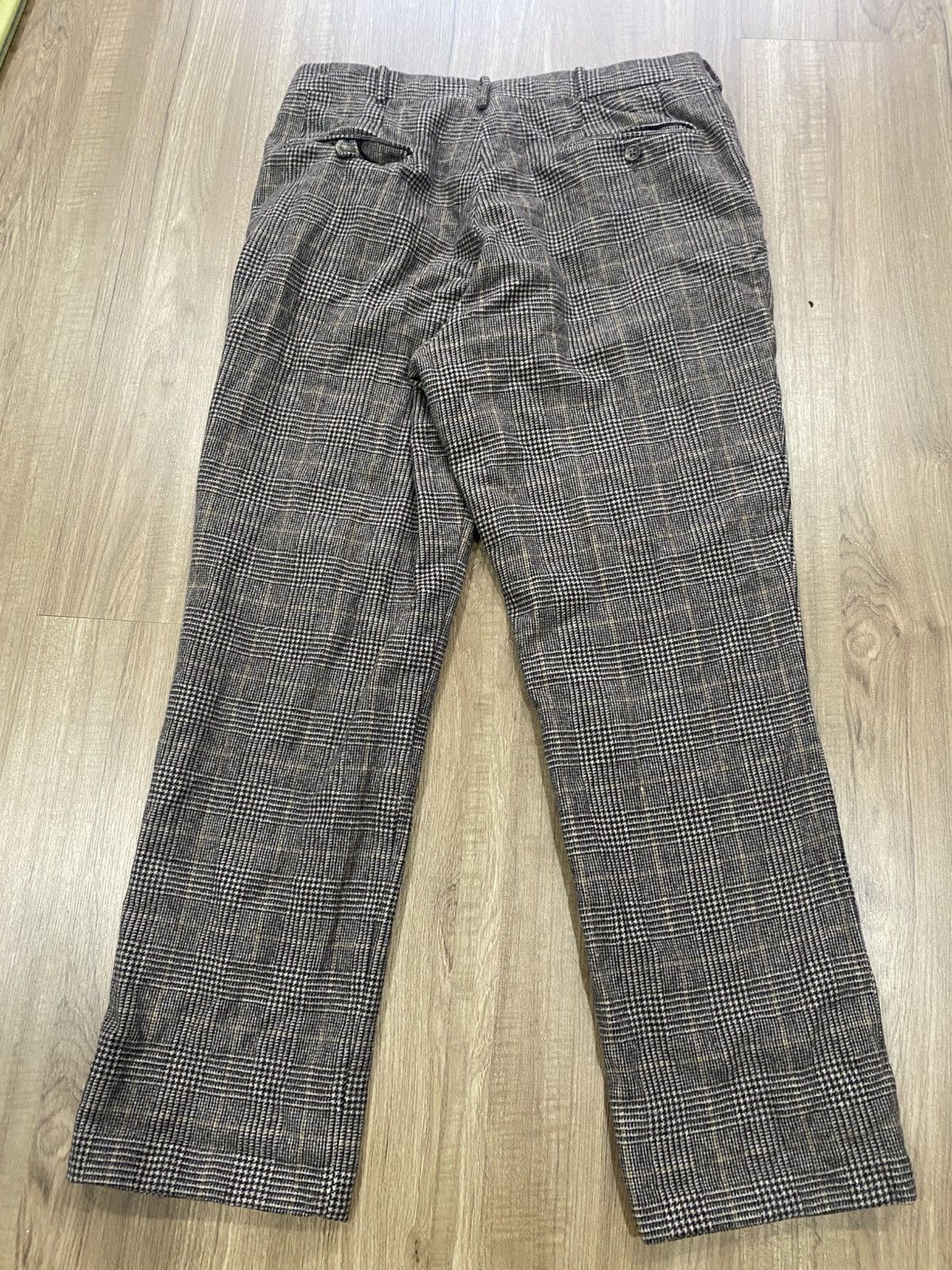 Polo Ralph Lauren Vintage Polo Ralph Lauren wool grey Tan plaid pants Size US 34 / EU 50 - 3 Thumbnail