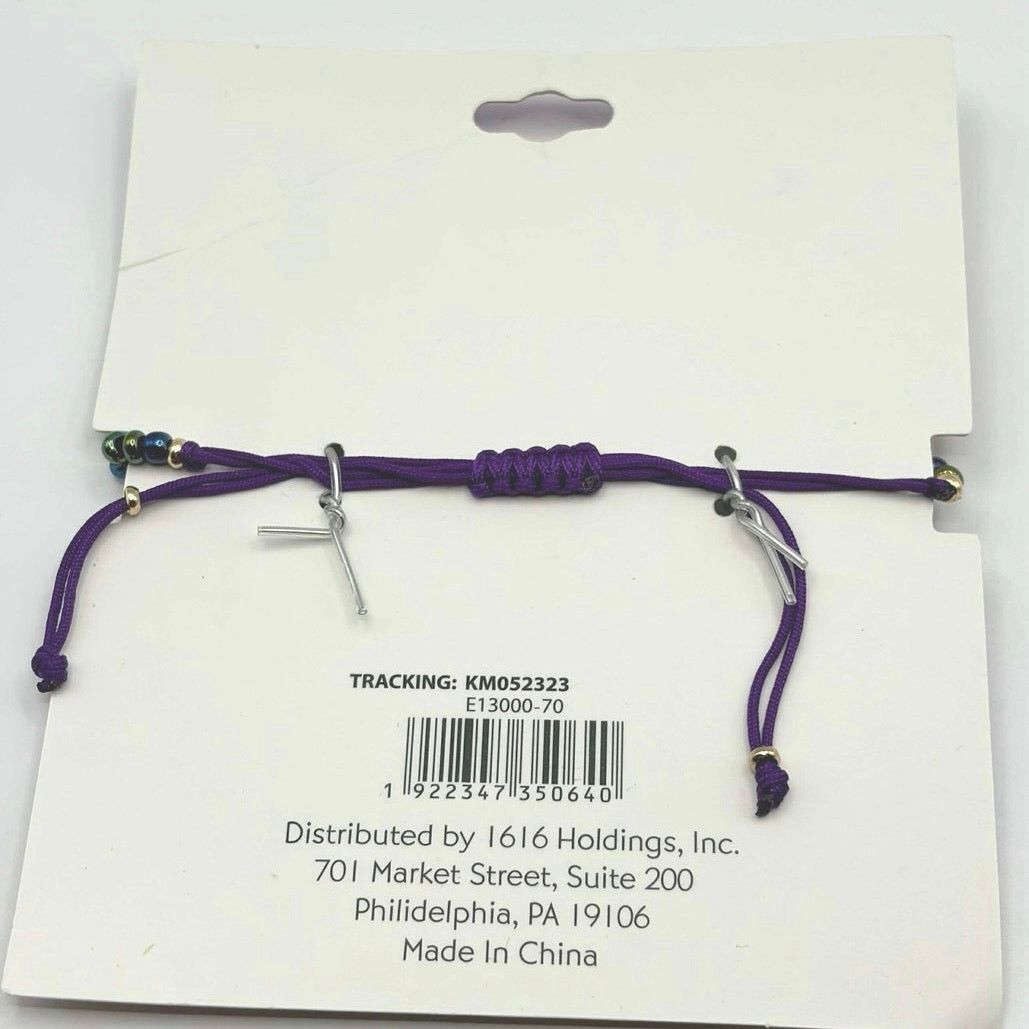 Other Purple Amethyst Heart Bracelet Size ONE SIZE - 3 Thumbnail