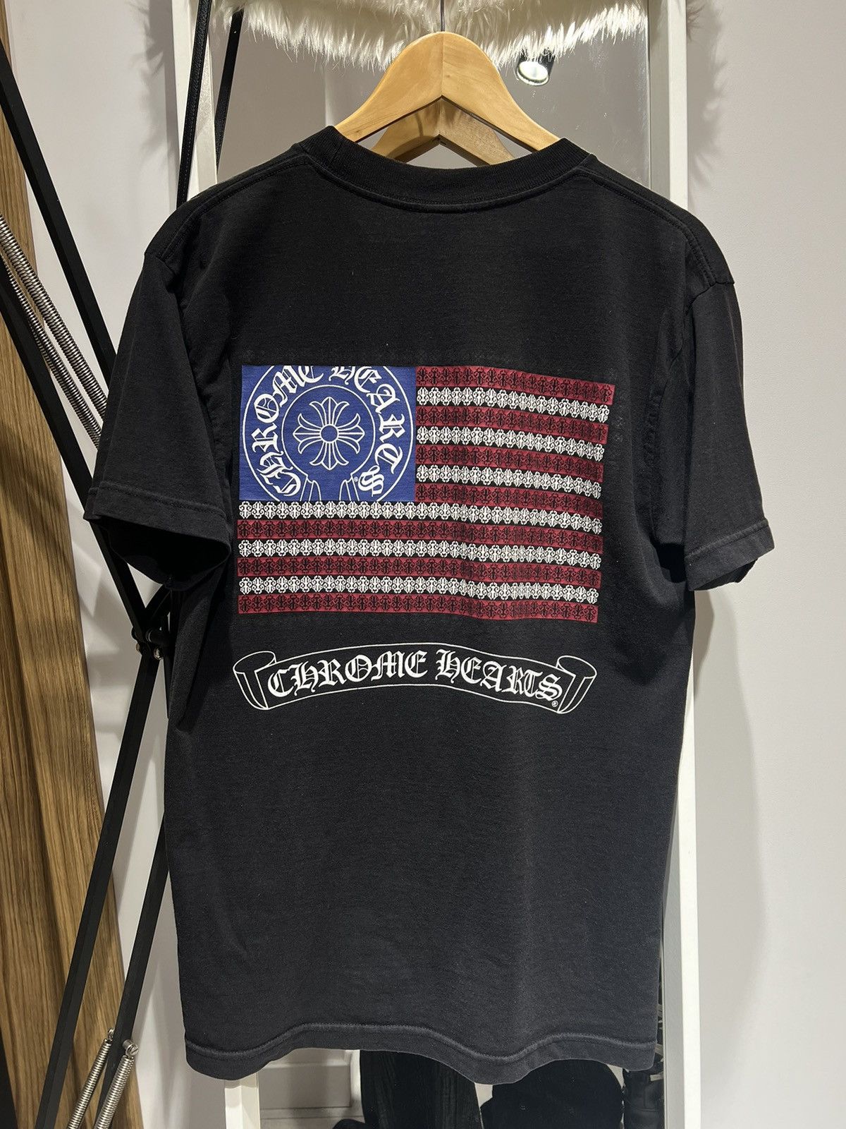 Chrome Hearts 🚨Chrome Hearts USA Flag T- shirt Vintage American Design Tee Size US M / EU 48-50 / 2 - 2 Thumbnail