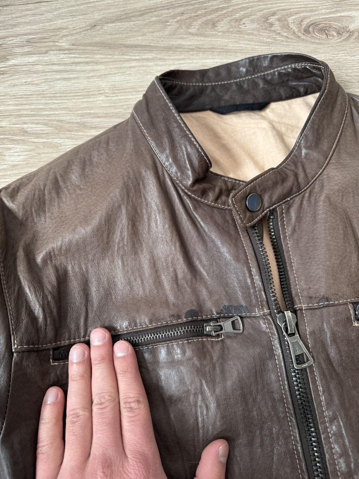 Vintage Vintage Y2K Japanese Style Moto Racing Leather Jacket Size US M / EU 48-50 / 2 - 5 Thumbnail