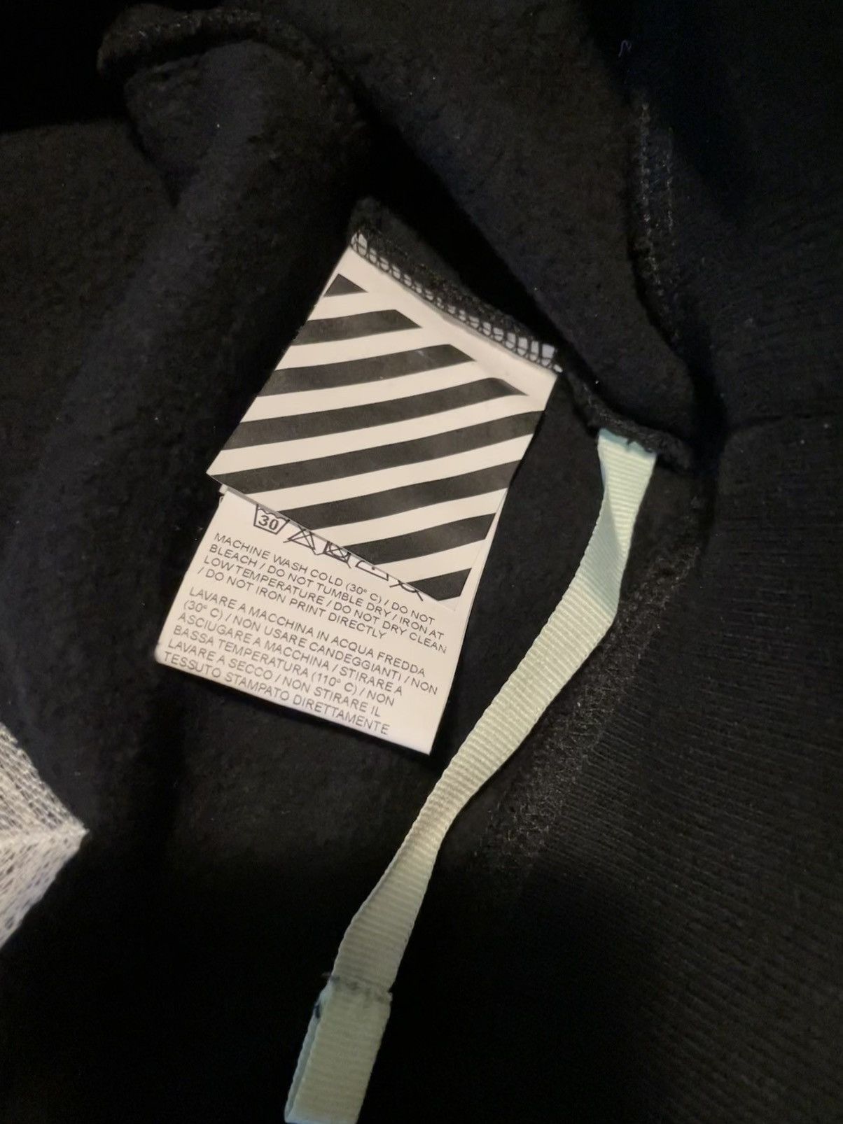 Dover Street Market × Off-White OFF-WHITE DOVER STREET MARKET HOODIE Black Green Medium New Size US M / EU 48-50 / 2 - 10 Thumbnail