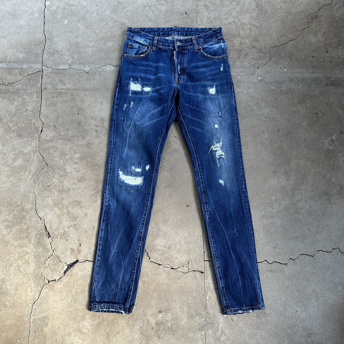 Dsquared2 Vintage Dsquared2 2016 Luxury Denim Jeans Made In Italy Size US 29 - 1 Thumbnail