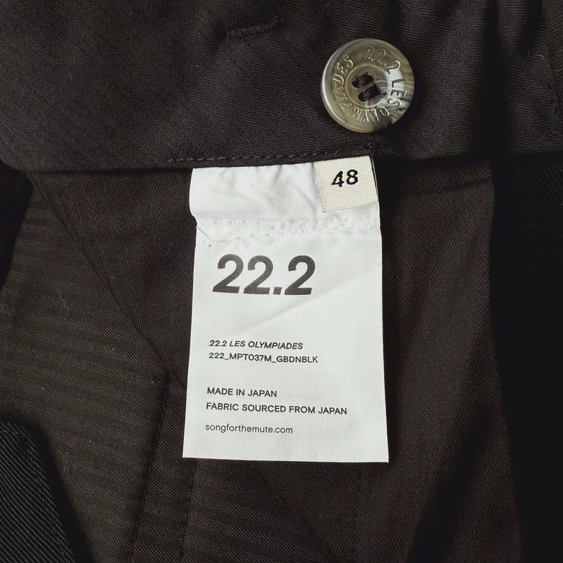 Song For The Mute Song For The Mute designer tailored trouser Size US 32 / EU 48 - 8 Thumbnail
