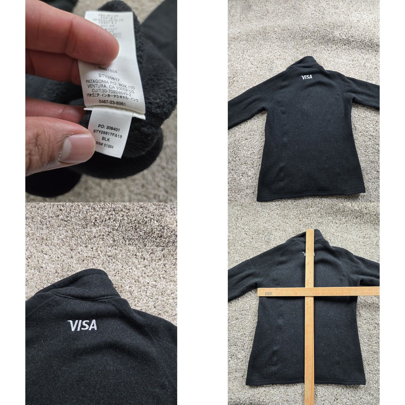 Patagonia Patagonia Better Sweater Jacket Womens Small Black 1/4 Zip Pullover Fleece Jacket Zip Pockets Outdoor Casual Travel Wool? Size S / US 4 / IT 40 - 8 Thumbnail