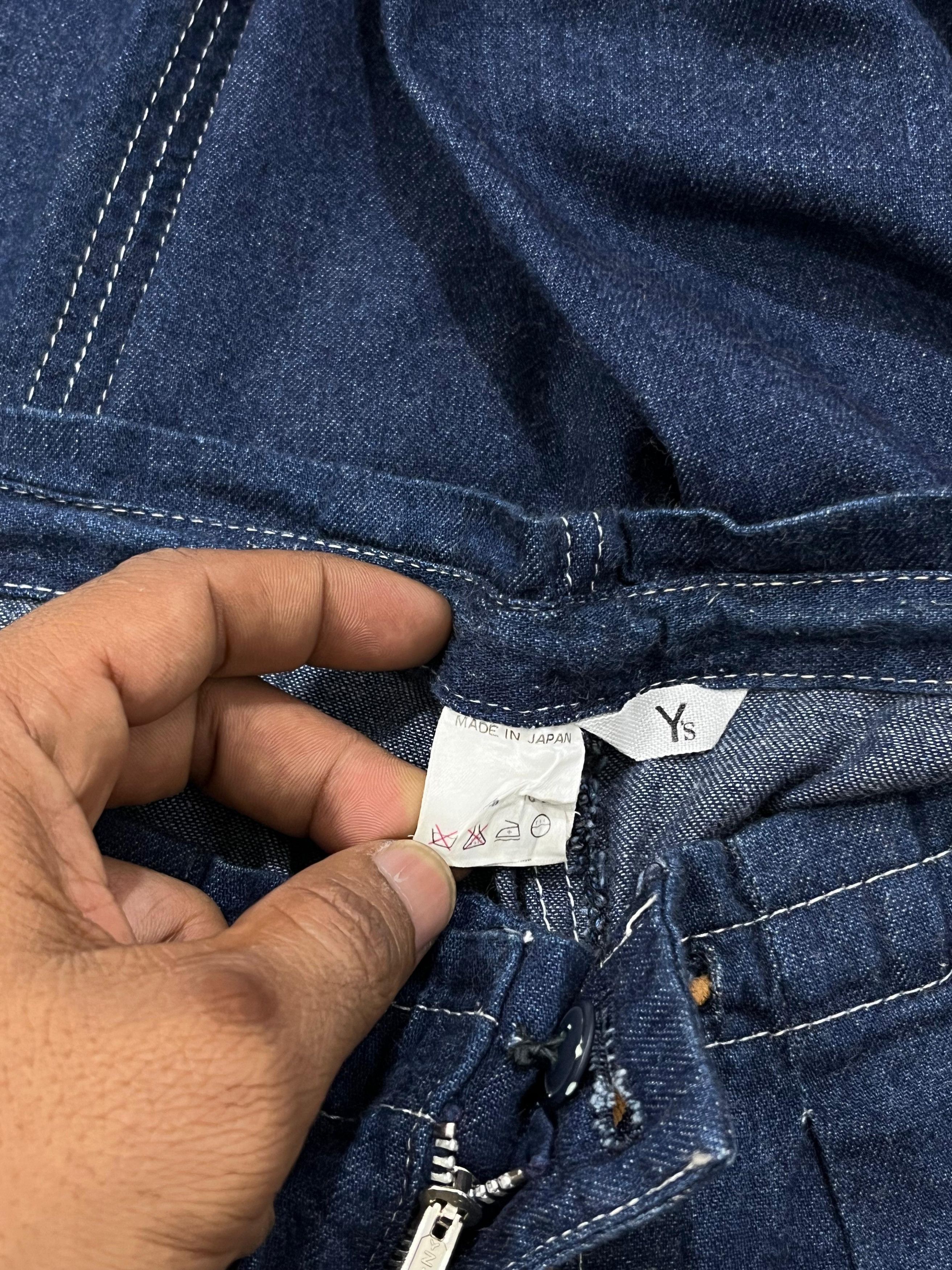 Yohji Yamamoto Y's Yohji yamamoto Baggy Indigo Pants Size US 33 - 12 Thumbnail