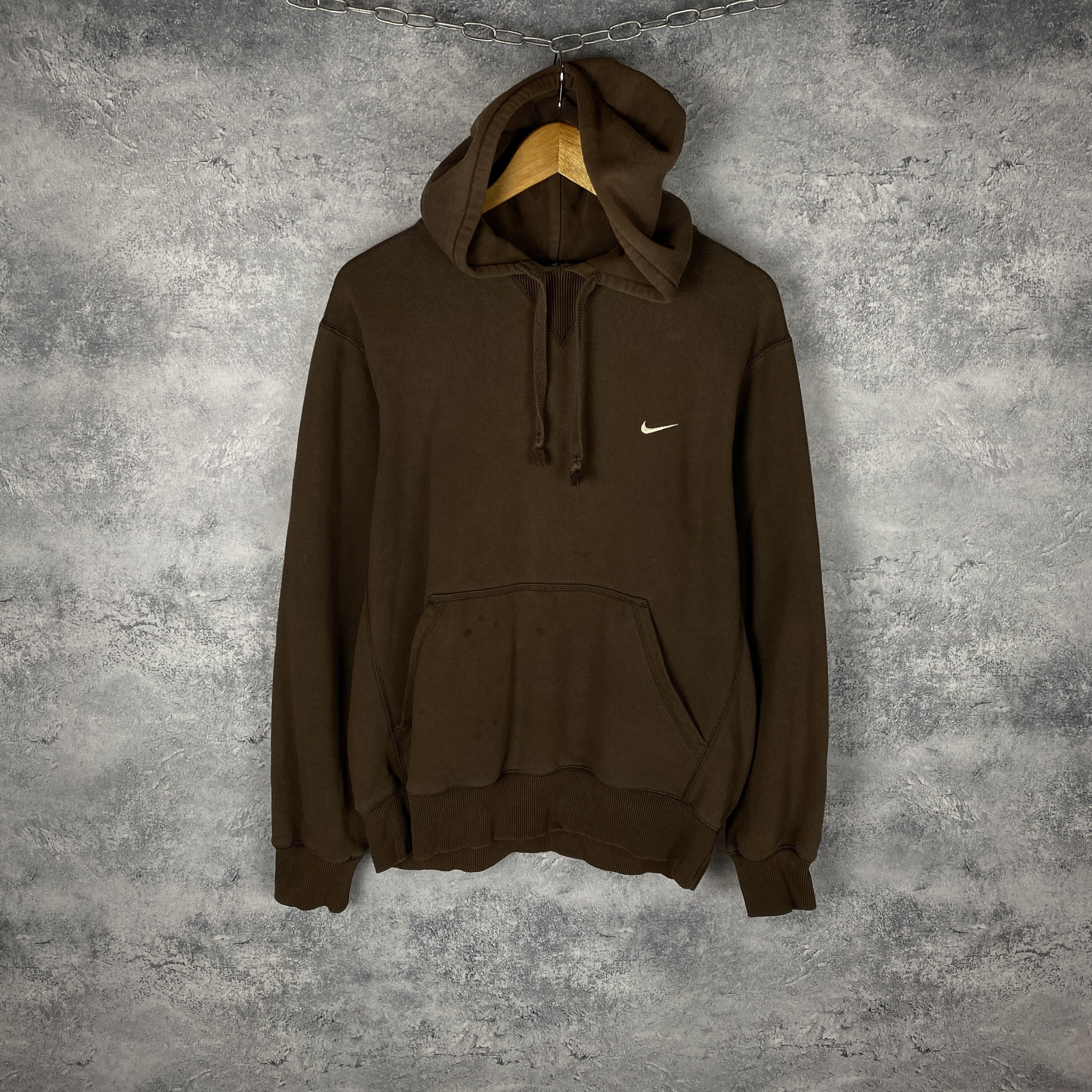 Nike Nike Vintage Hoodie Men's Size M Brown Long Sleeve Size US M / EU 48-50 / 2 - 1 Thumbnail