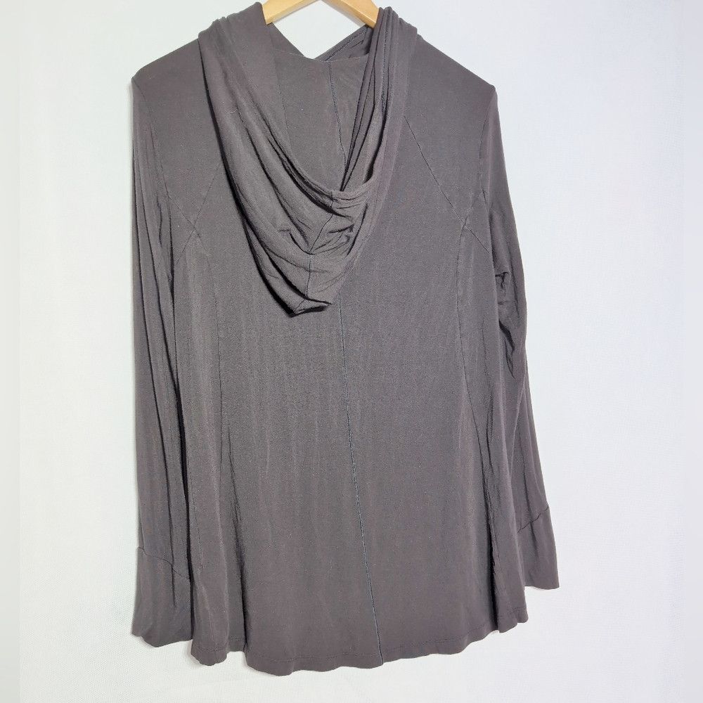 Other Buki Black Hooded XL Long Sleeve Cowl Neck Top Size XL / US 12-14 / IT 48-50 - 4 Thumbnail