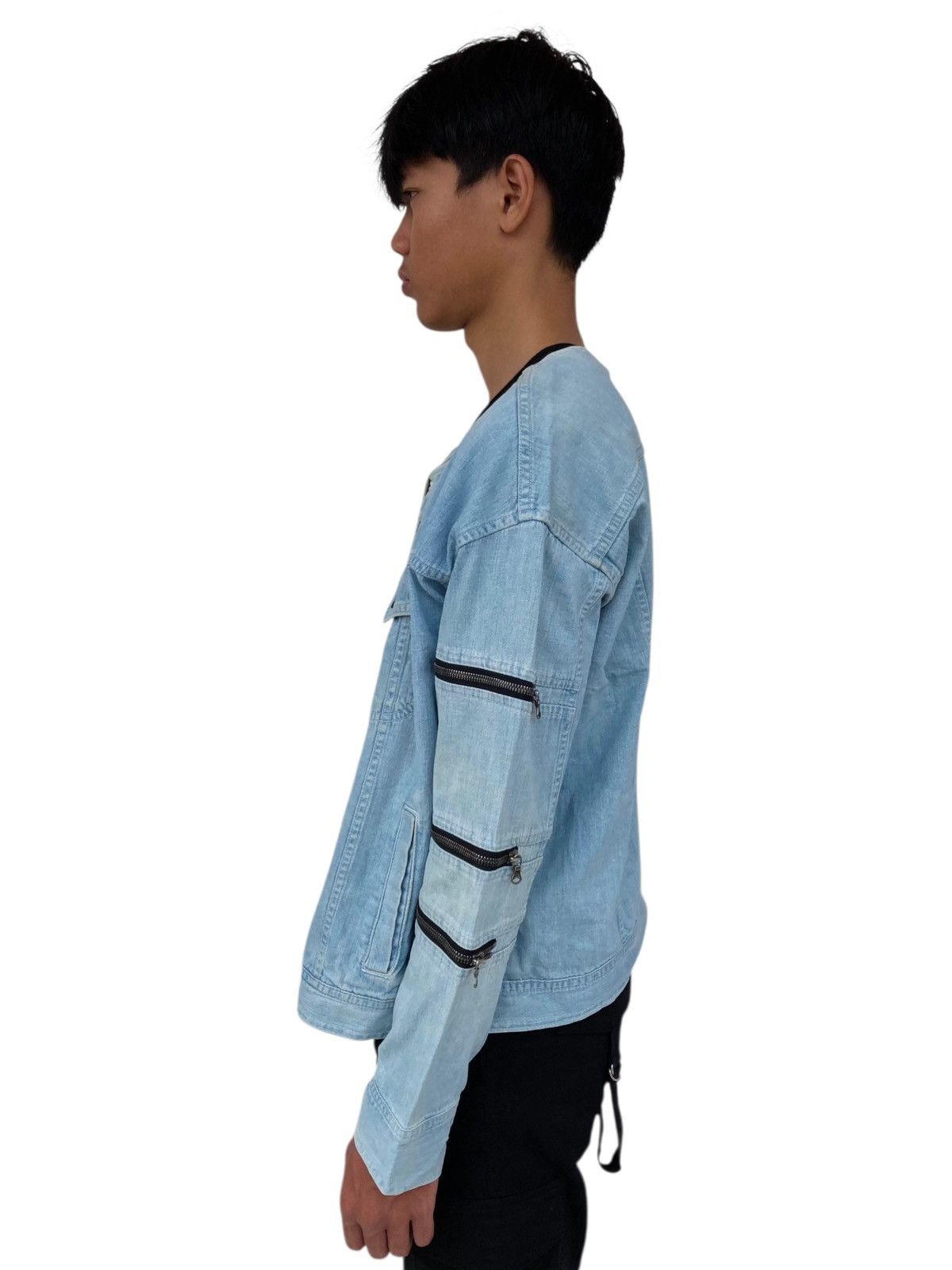 SHAREEF 2006 Shareef - Excella Zip Denim Jacket Size US M / EU 48-50 / 2 - 2 Thumbnail