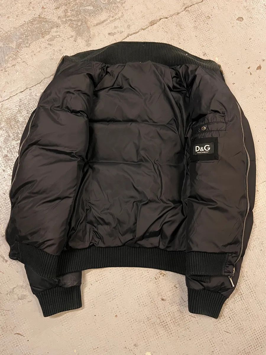 Dolce & Gabbana AW2003 Dolce & Gabbana Embroidered Logo Patch Black Puffer Jacket Size US M / EU 48-50 / 2 - 8 Thumbnail