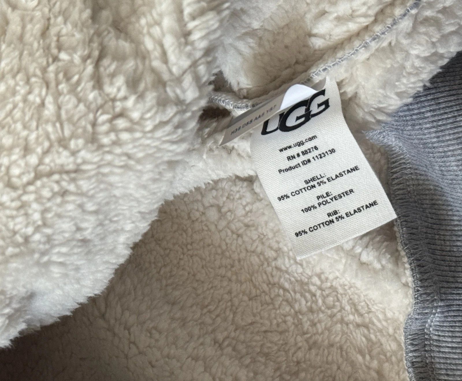 Telfar × Ugg Telfar x UGG Shearling Hoodie Heather Grey SIZE M Size US M / EU 48-50 / 2 - 9 Thumbnail