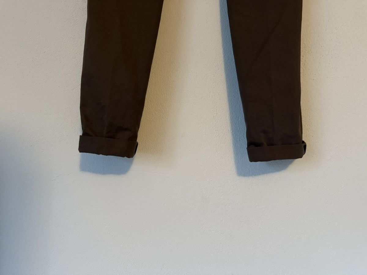Brunello Cucinelli Brown Cotton-Blend Trousers (Slim Tapered) Size US 30 / EU 46 - 5 Thumbnail
