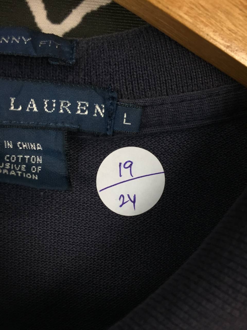 Ralph Lauren Vtg Ralph Lauren Small Logo Skinny Fit Polo Tee Size L / US 10 / IT 46 - 12 Thumbnail