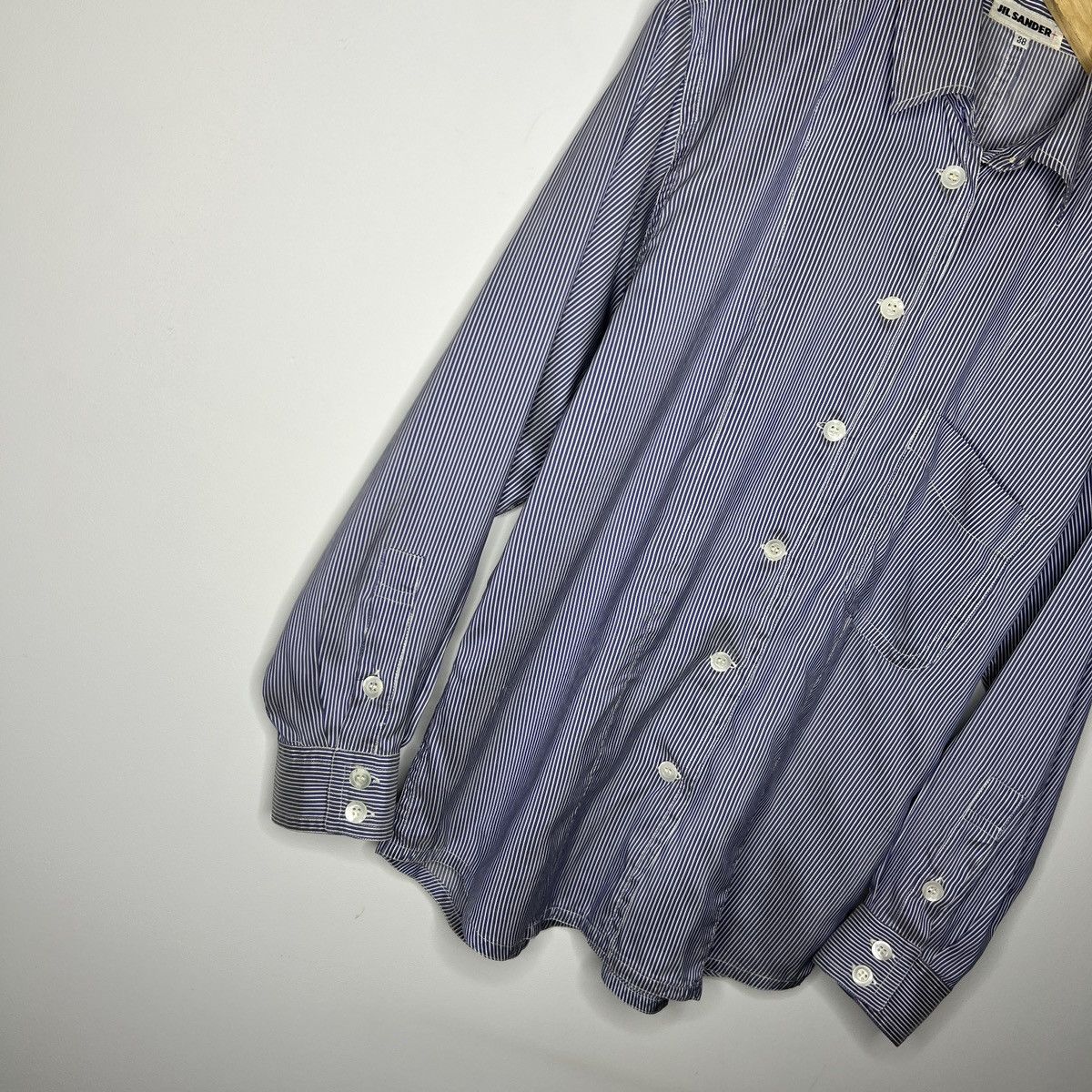 Designer × Jil Sander × Vintage Vintage 90s Jil Sander Silk Shirt Button Up Size M / US 6-8 / IT 42-44 - 3 Thumbnail
