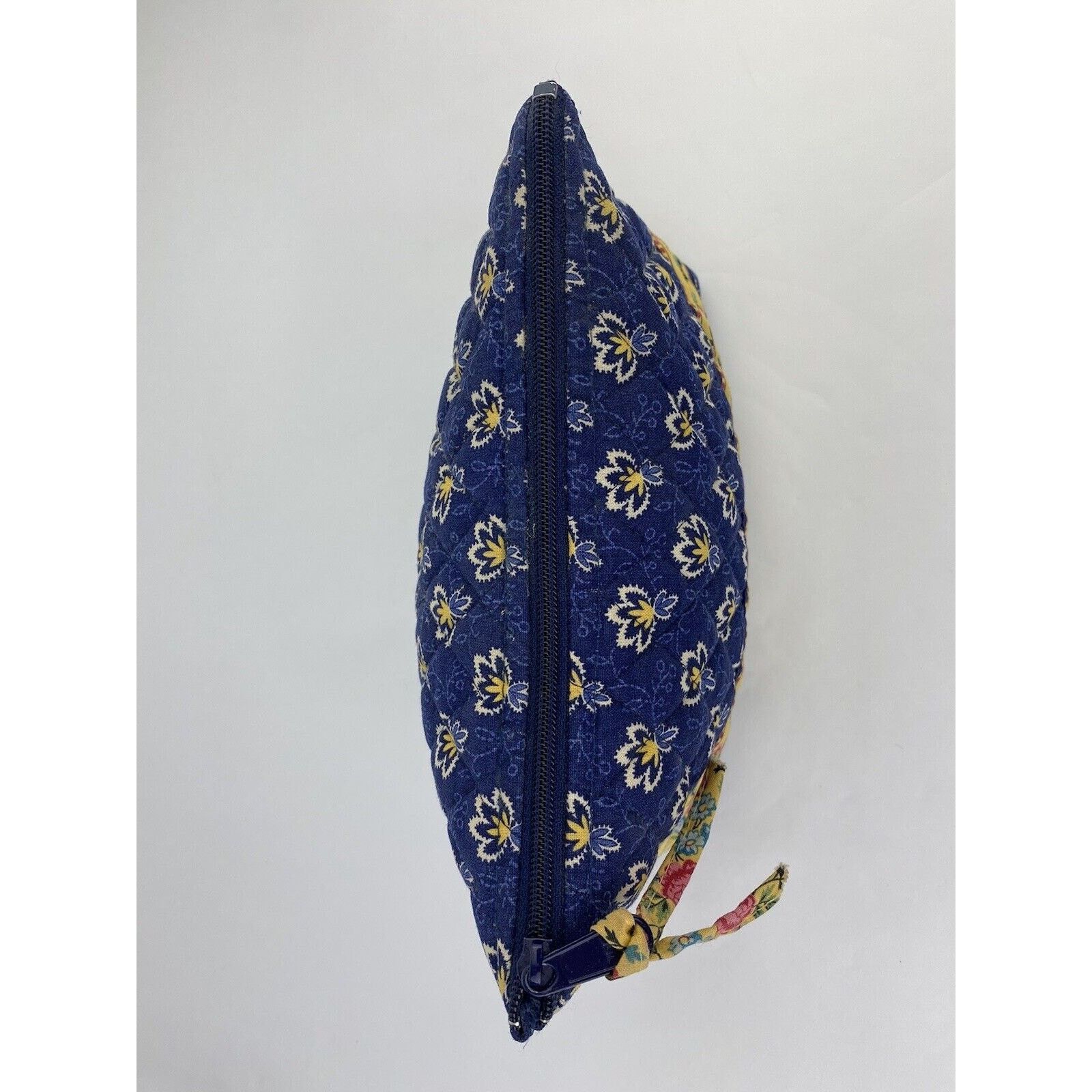 Vera Bradley VTG Vera Bradley Cosmetic Pouch Bag Mason Blue Zip Floral Size ONE SIZE - 2 Thumbnail