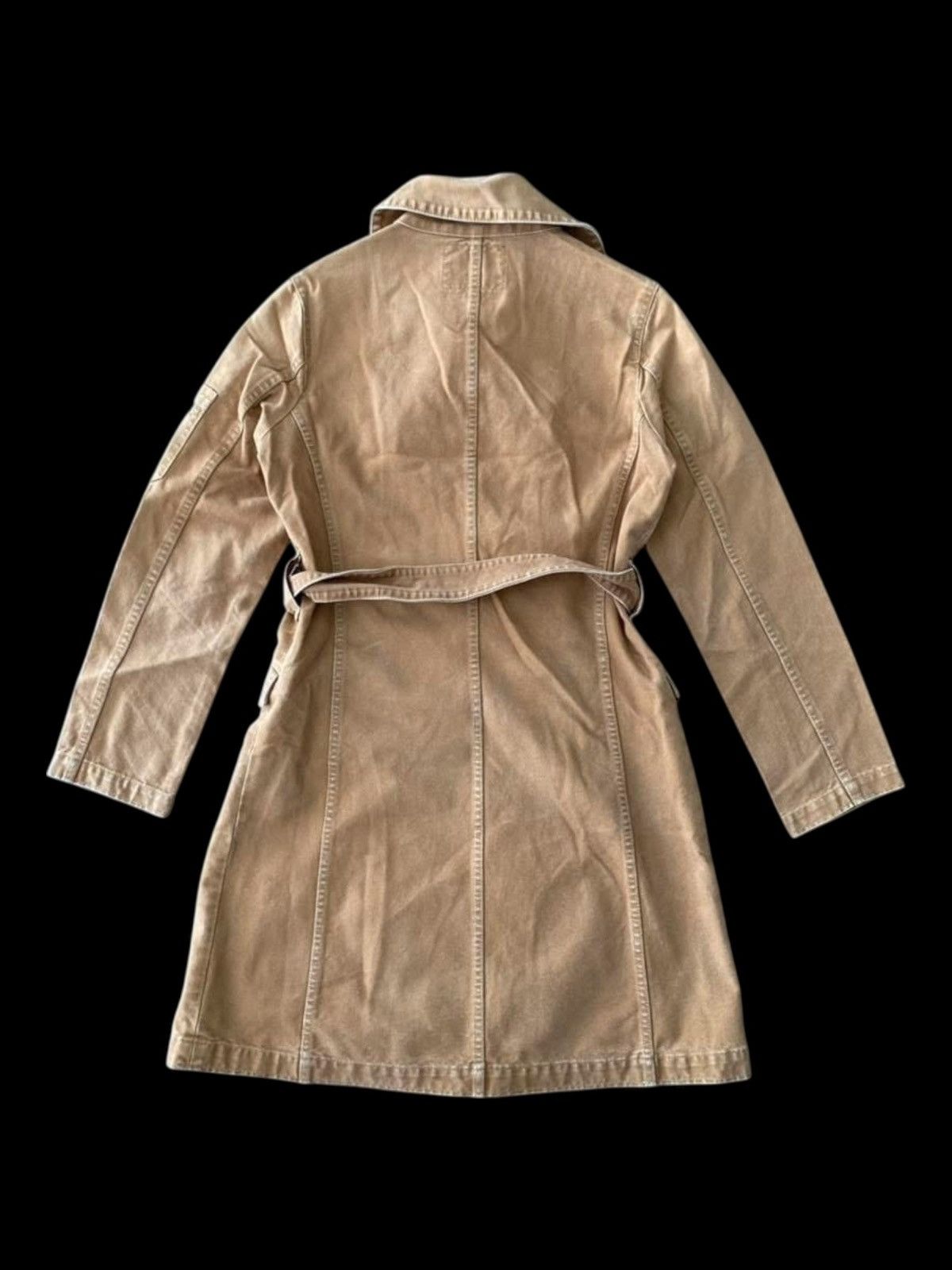 Hysteric Glamour Hysteric Glamour Heavy Canvas Trench Coat – Brown Size US M / EU 48-50 / 2 - 2 Thumbnail