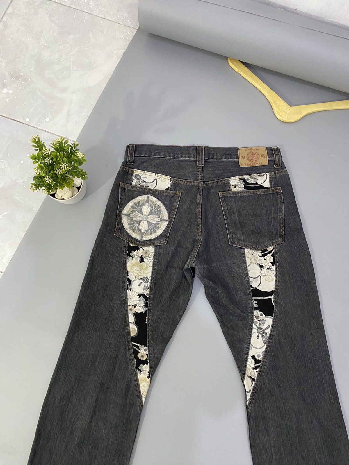 Japanese Brand × Vintage 💥Rare Design💥Karakuri Tamashi Japanese Pants Size US 34 / EU 50 - 3 Thumbnail