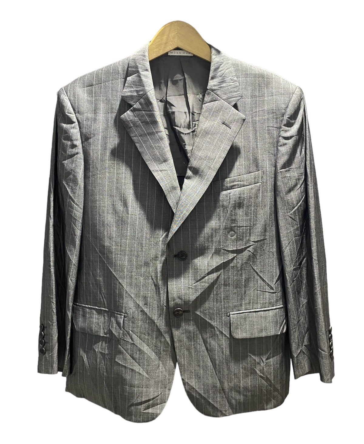 Vintage givenchy stripe blazers luigi botto italy