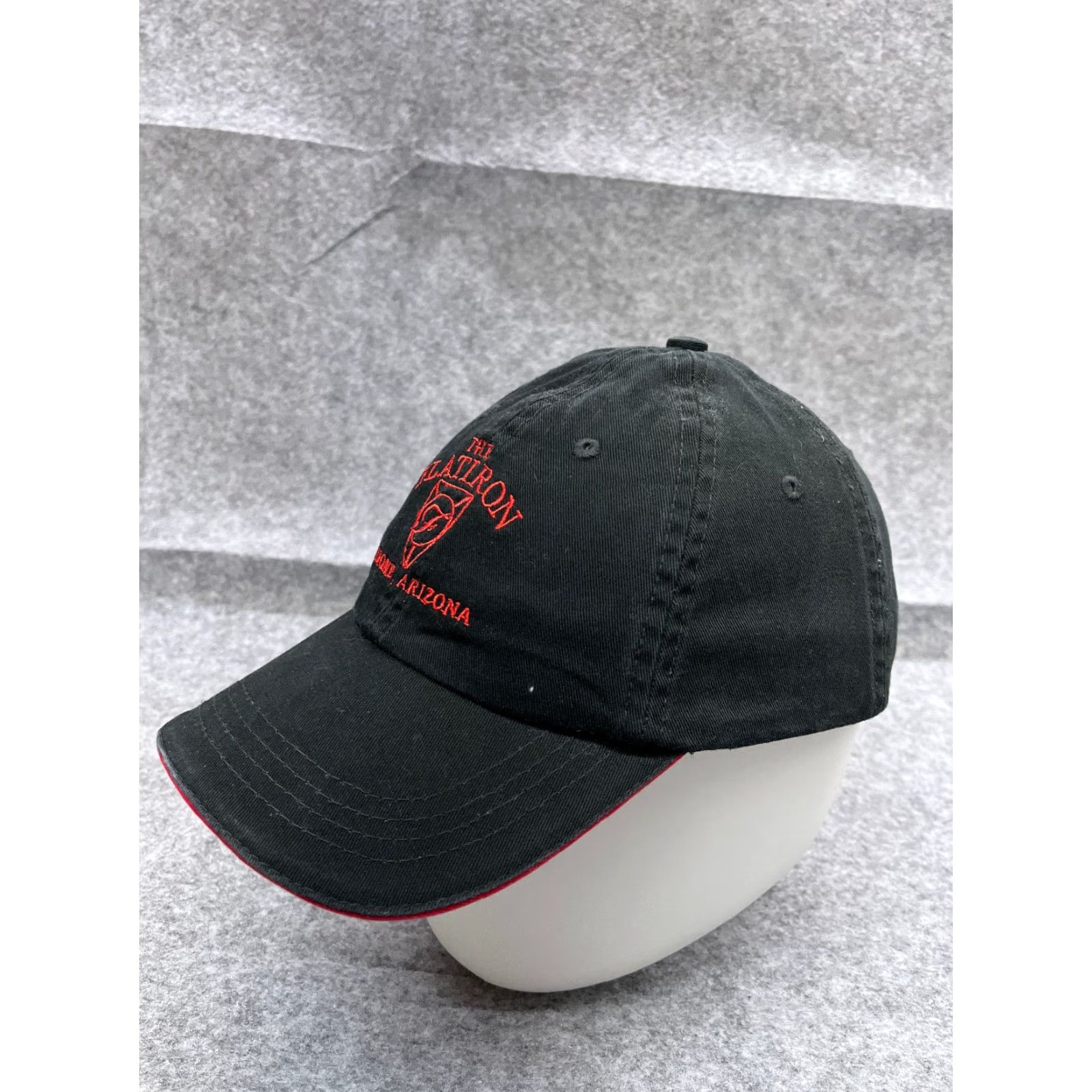 Vintage Bayside Baseball Cap Adjustable Hat for Men - One Size - Black Red - Outdoor Logo Cafe Size ONE SIZE - 4 Thumbnail