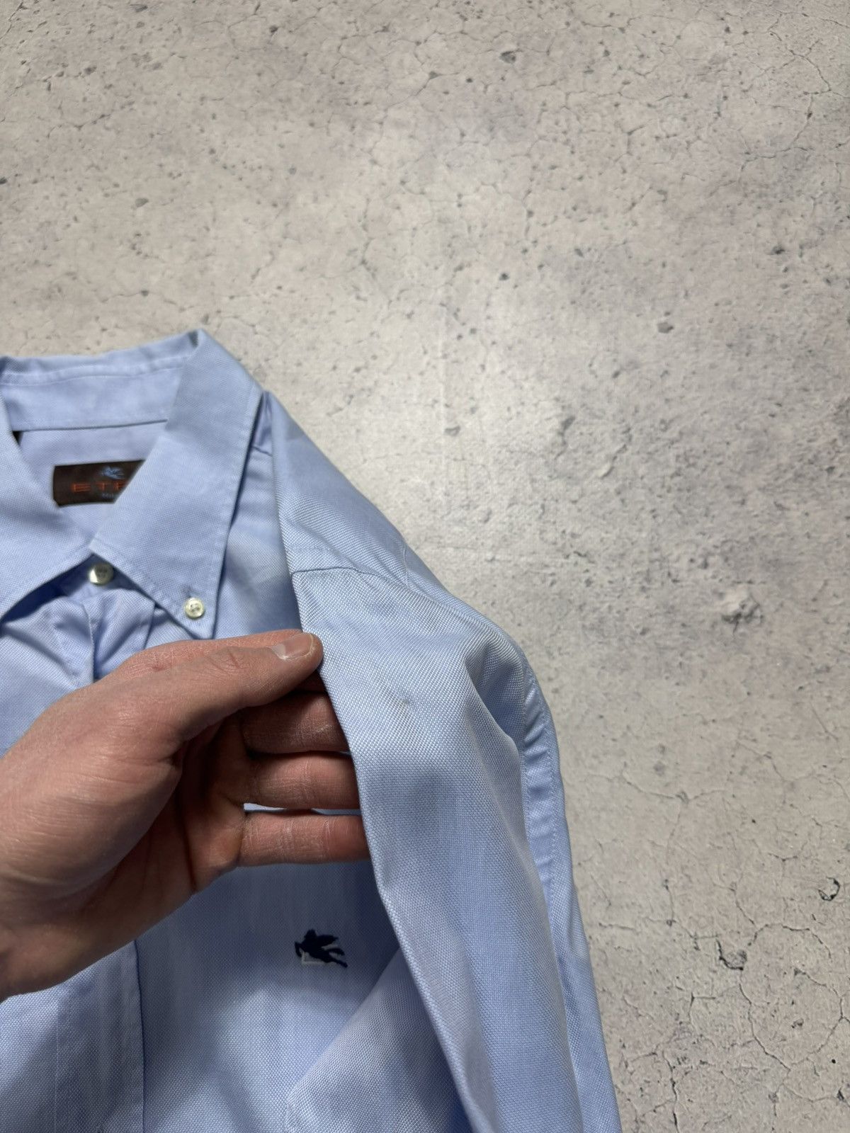 Etro Etro Luxury Button Up Vintage Shirt Luxury Size 40 Size US S / EU 44-46 / 1 - 8 Thumbnail