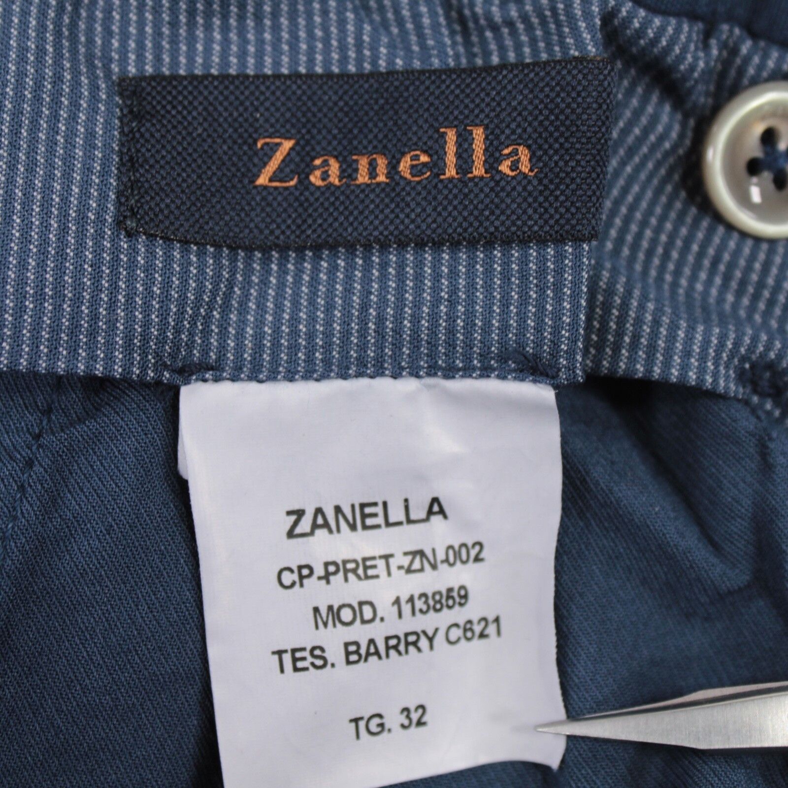 Zanella Zanella New without tags Chino Size 32 US In Blue Size US 32 / EU 48 - 5 Thumbnail