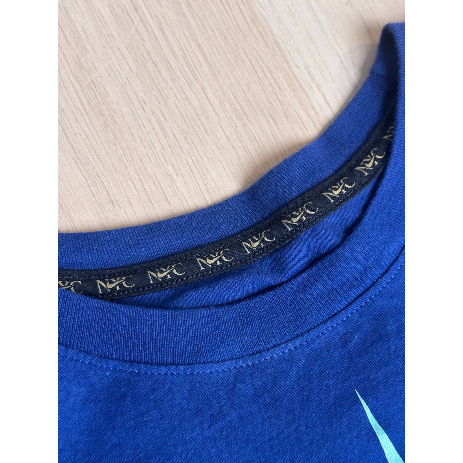 Nike Vintage Nike NYC Blue T-Shirt for World Cup - Size L Kid's Size US L / EU 52-54 / 3 - 7 Thumbnail