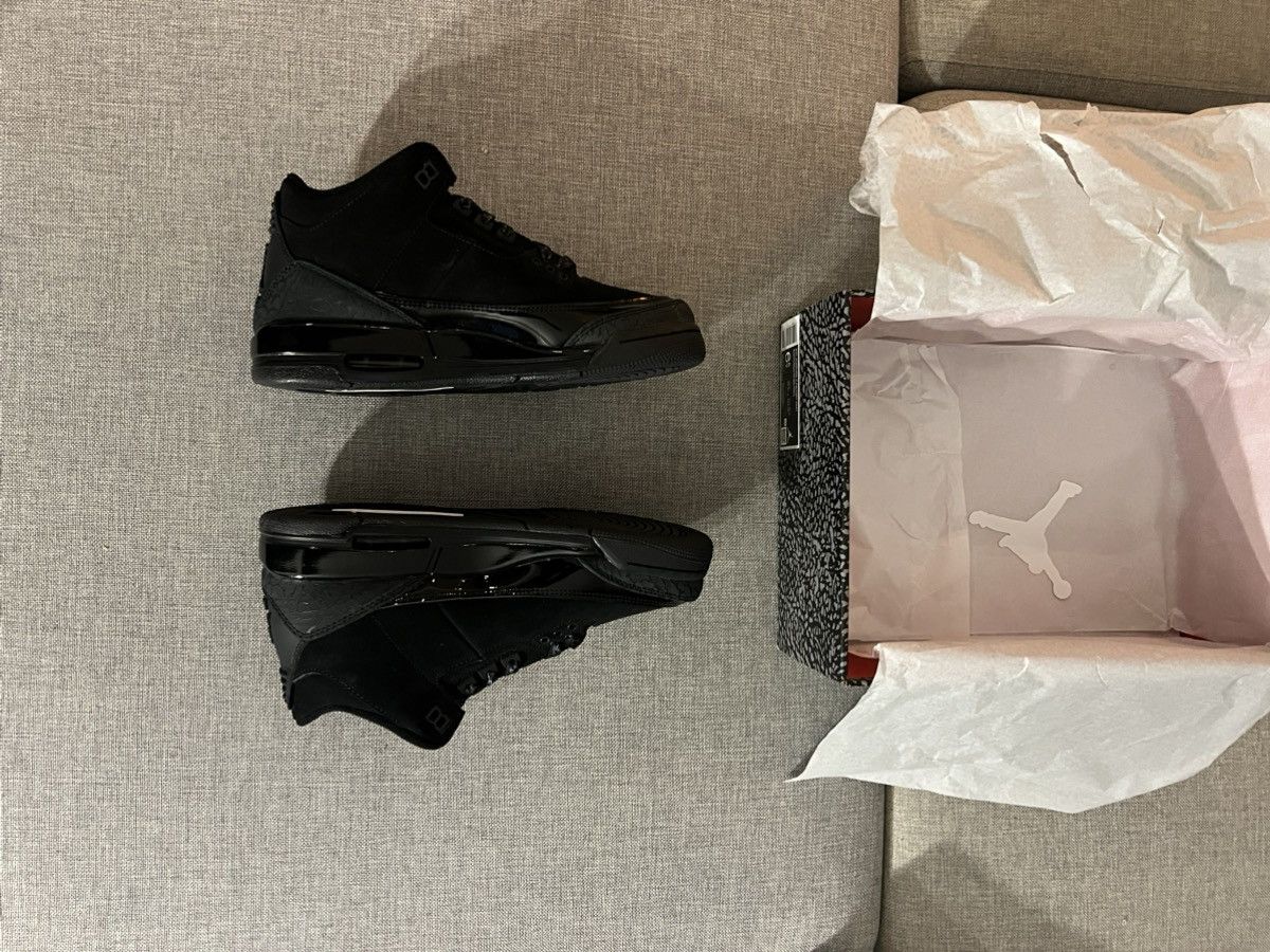 Jordan Brand Air Jordan Retro 3 GS Black cat Size US 8 / IT 38 - 4 Thumbnail