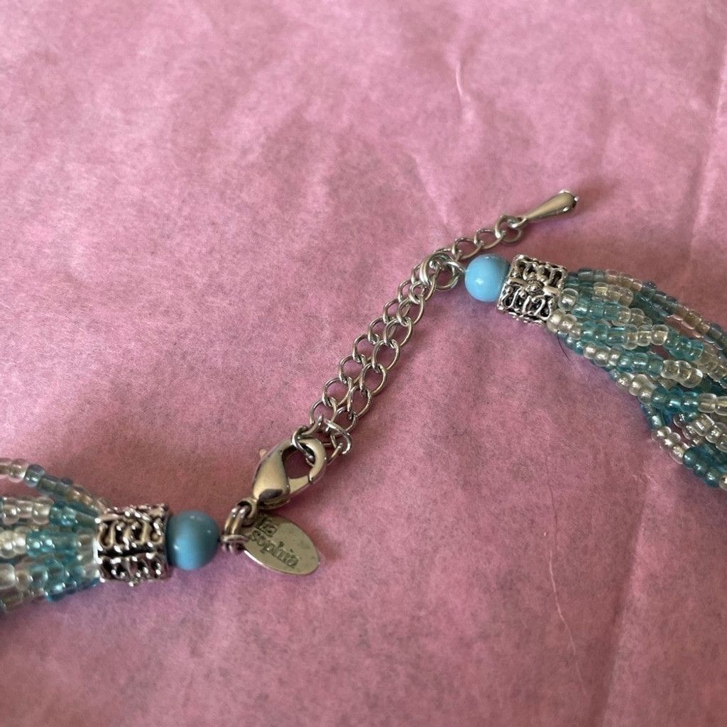 Other Beaded Lia Sophia Necklace EUC Size ONE SIZE - 3 Thumbnail