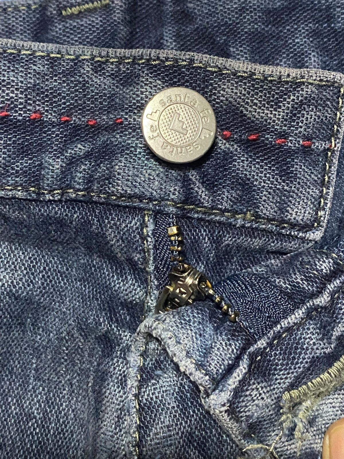 Japanese Brand Vintage Japanese Brands Santafe Dragon Distressed Jeans Size US 32 / EU 48 - 15 Thumbnail