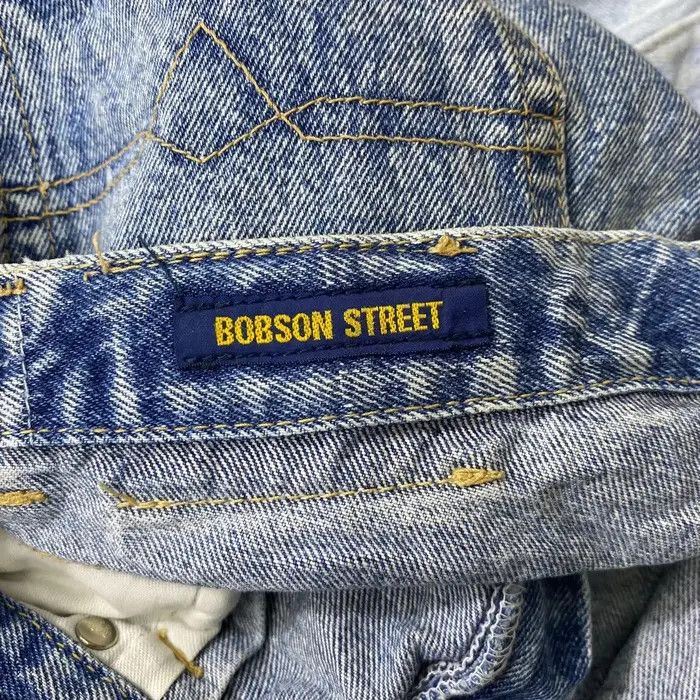Vintage Vtg BOBSON USA STREET Blue Denim Jeans Pant Trouser Size 30" / US 8 / IT 44 - 5 Thumbnail