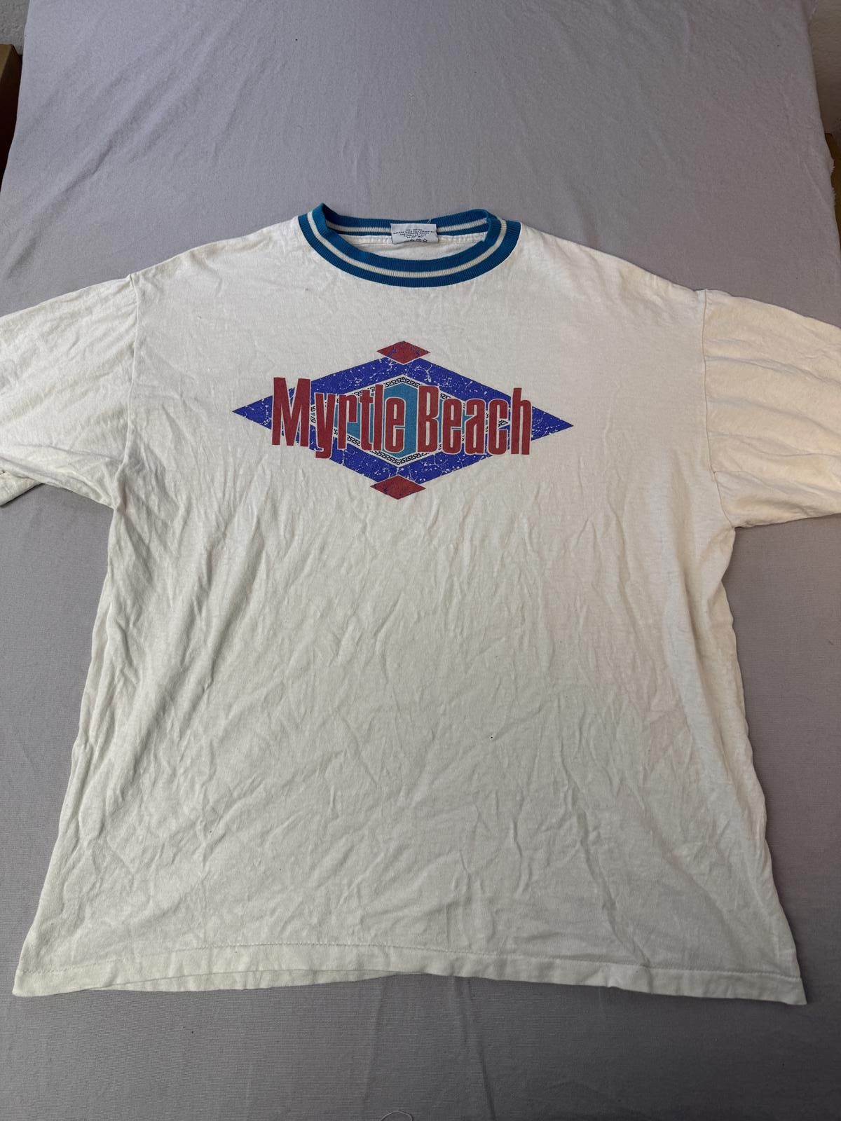 Designer Vintage Myrtle Beach T-shirt Made in USA Tee XL Size US XL / EU 56 / 4 - 1 Thumbnail