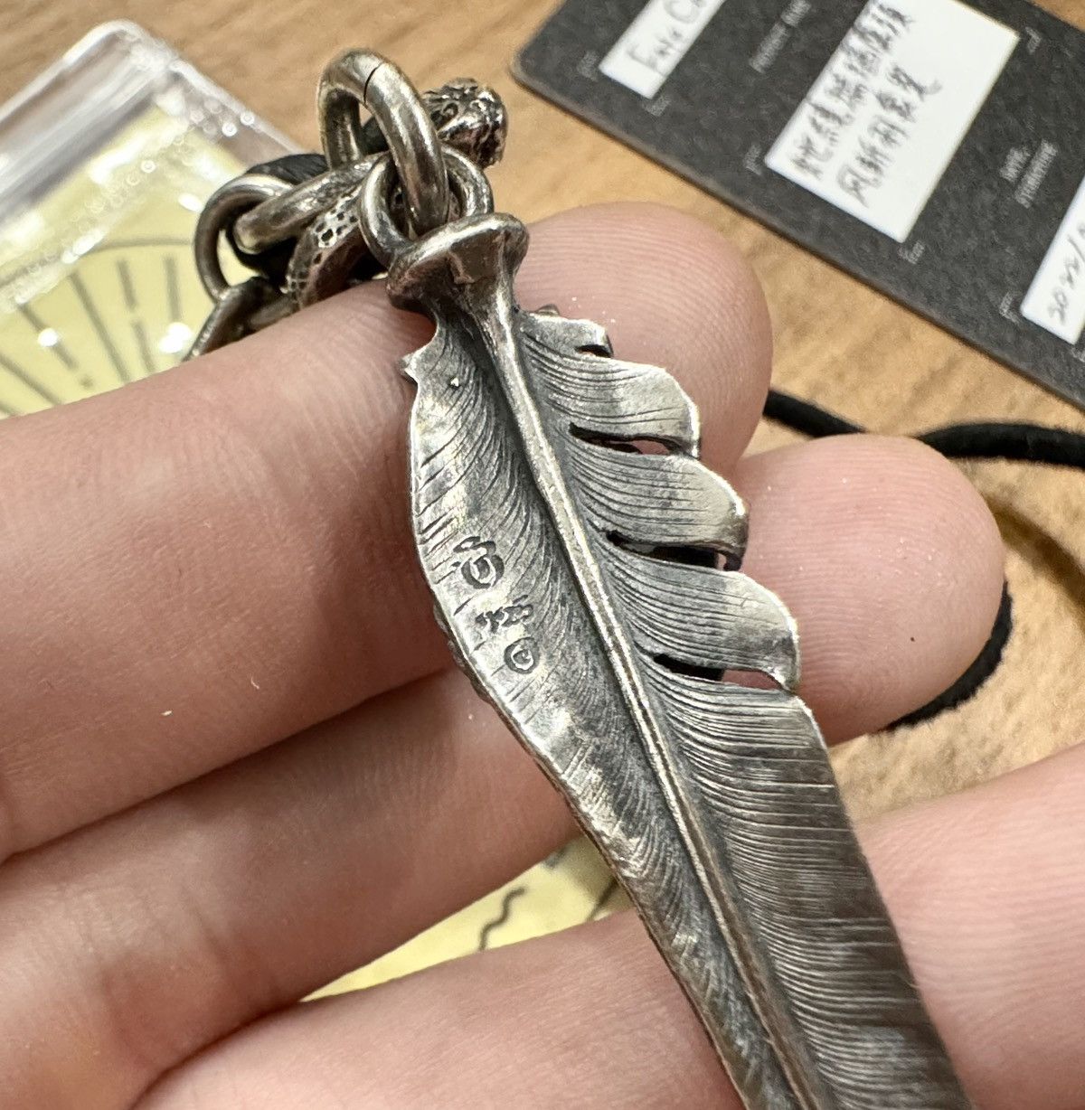 Vintage Fate.Co Feather pendant set Size ONE SIZE - 8 Thumbnail