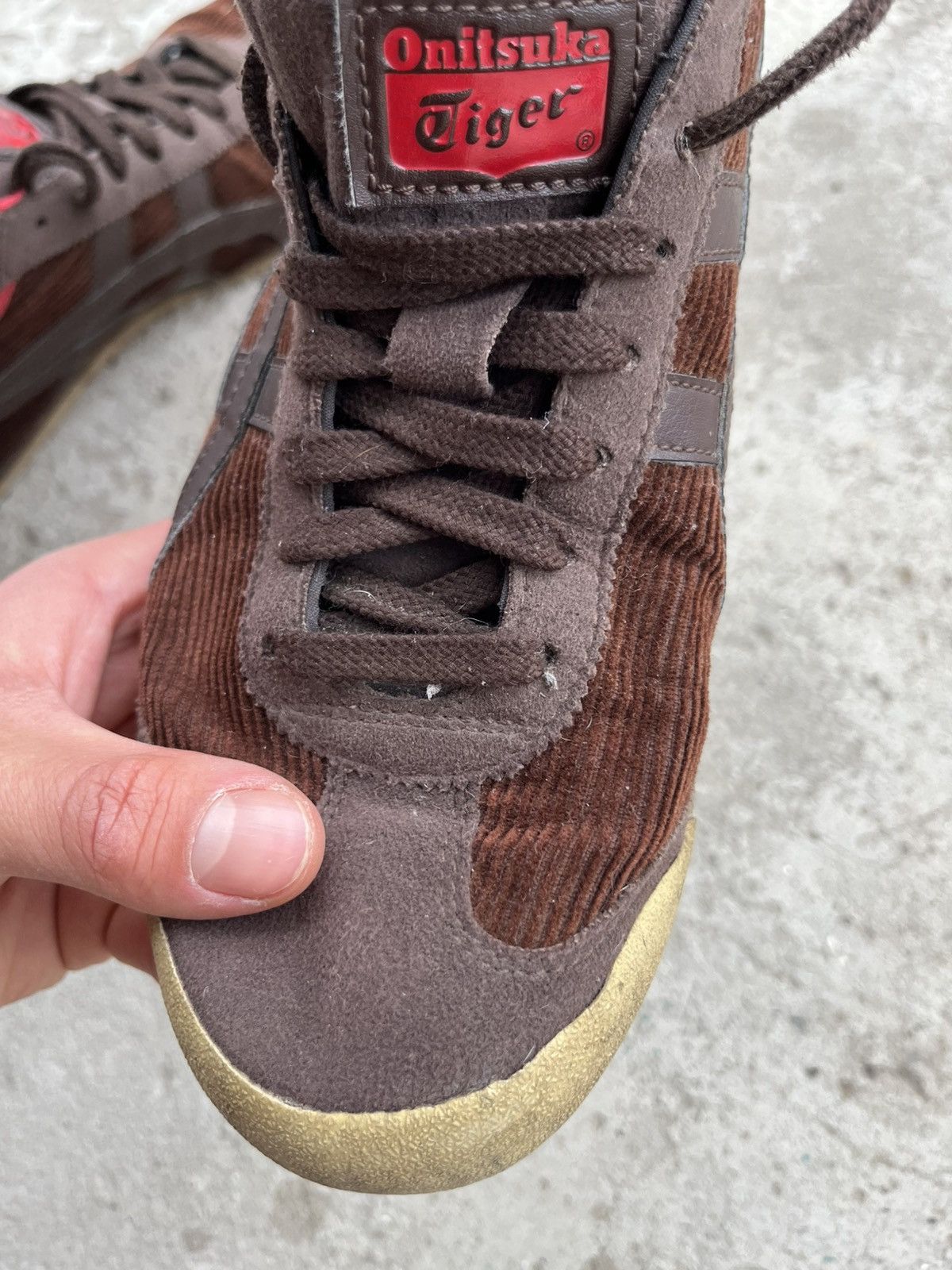 Asics × Onitsuka Tiger Asics by Onitsuka Tiger Mexico 66 Corduroy Brown Sneakers Size US 8 / EU 41 - 9 Thumbnail