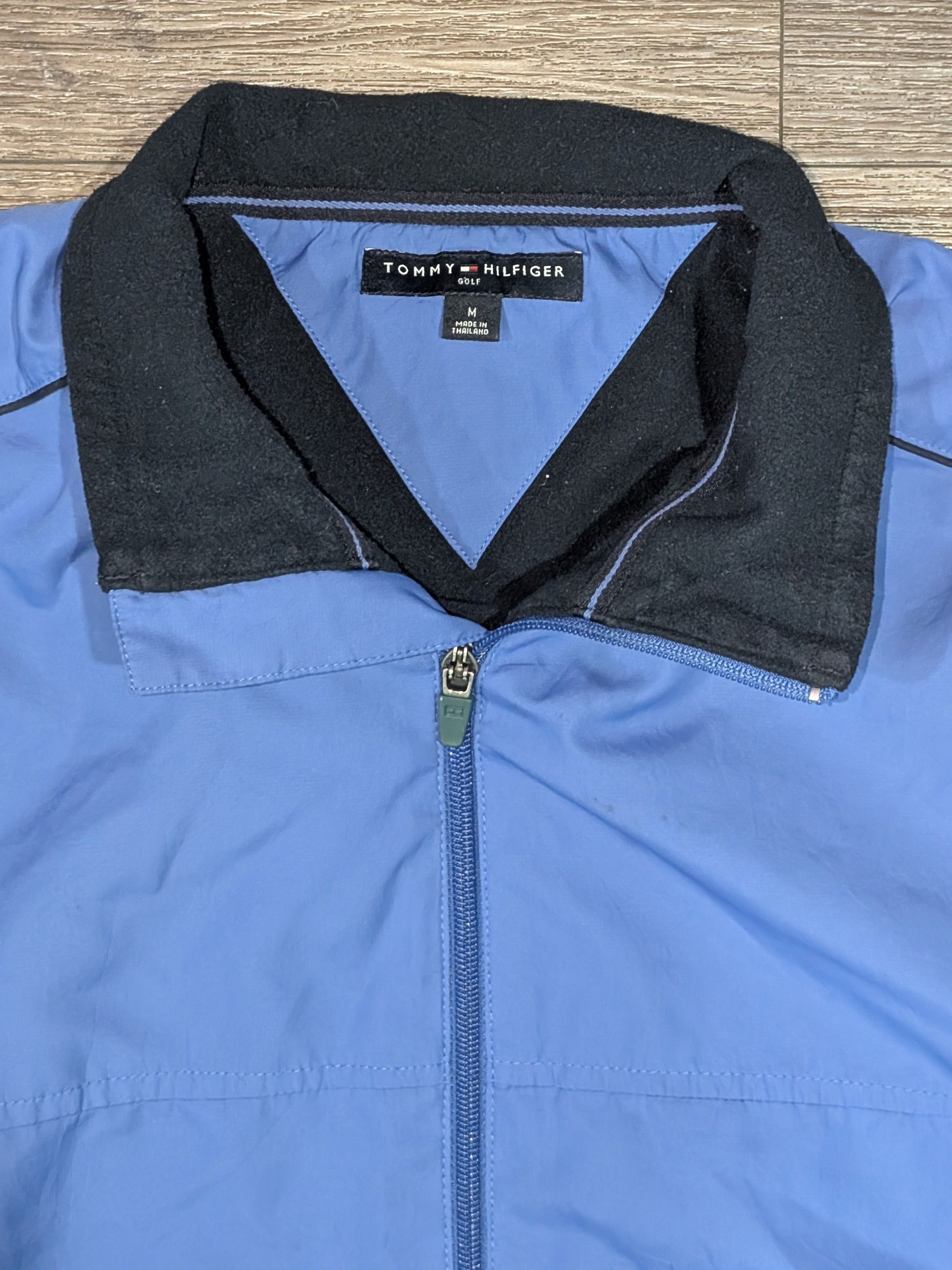 Tommy Hilfiger Tommy Hilfiger blue fleece lined windbreaker jacket - SIZE M Size US M / EU 48-50 / 2 - 2 Thumbnail